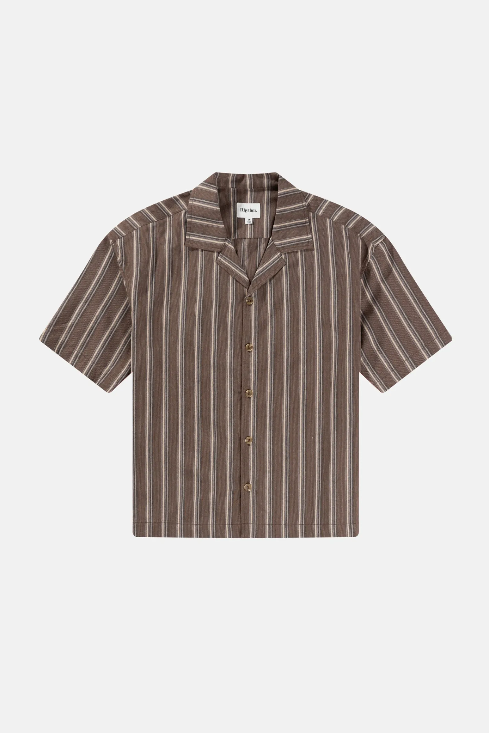 Rhythm Livin Baja Relaxed Stripe Ss Shirt- Woven Shirts