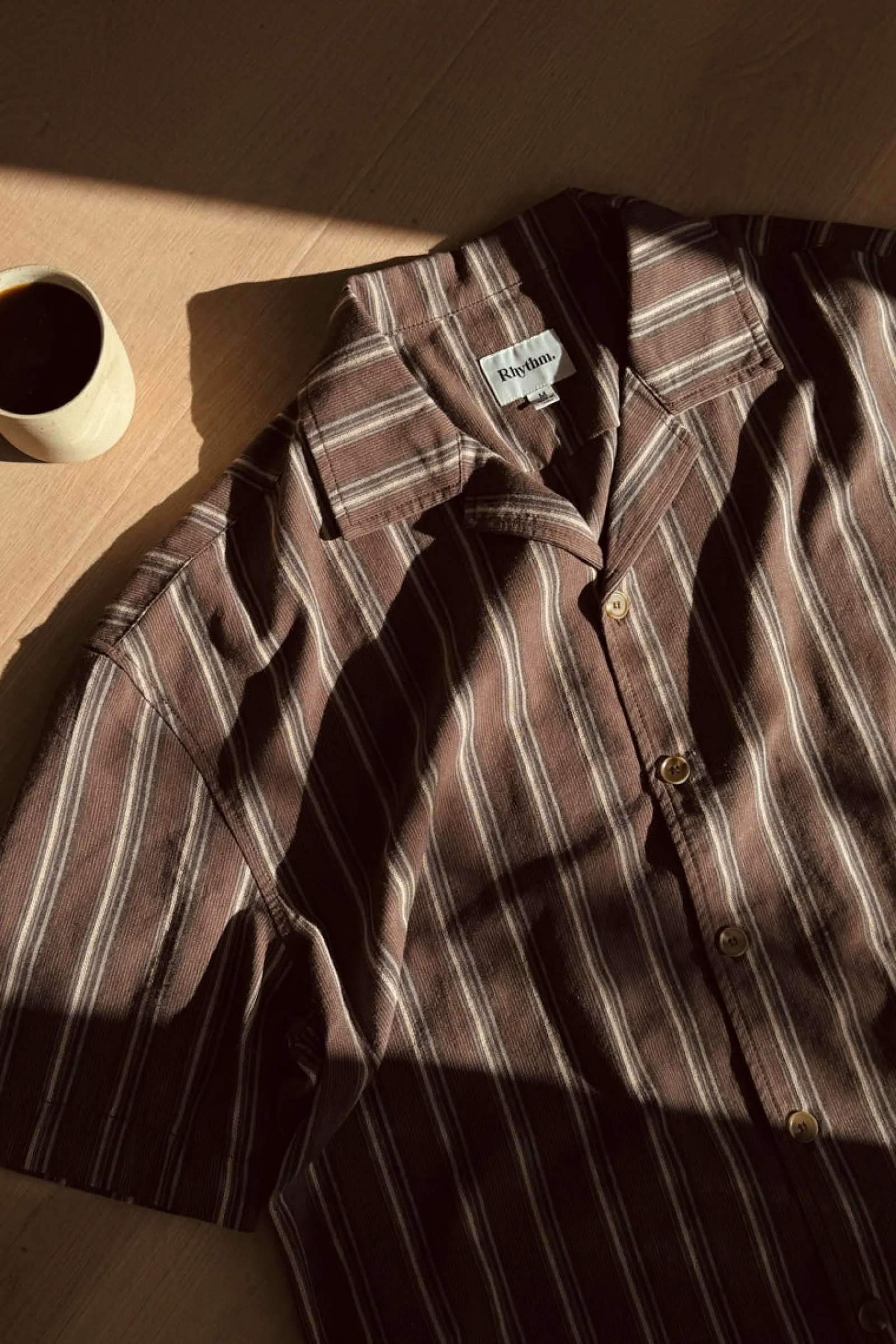 Rhythm Livin Baja Relaxed Stripe Ss Shirt- Woven Shirts