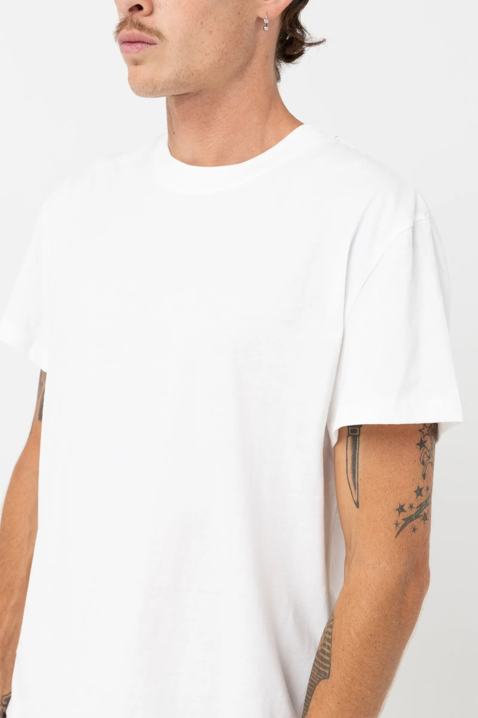 Rhythm Livin Band SS T-Shirt Vintage White- T-shirts