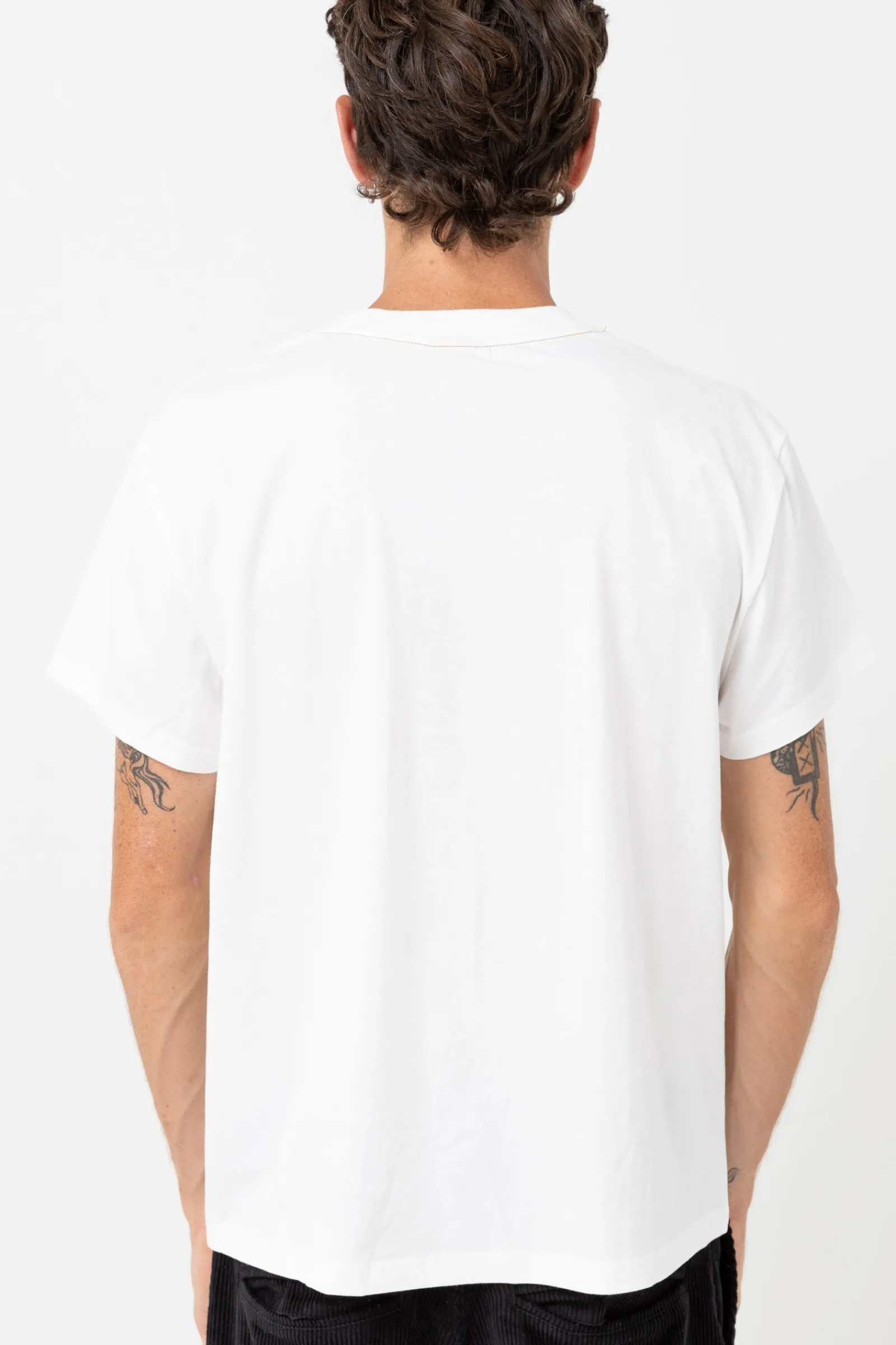 Rhythm Livin Band SS T-Shirt Vintage White- T-shirts