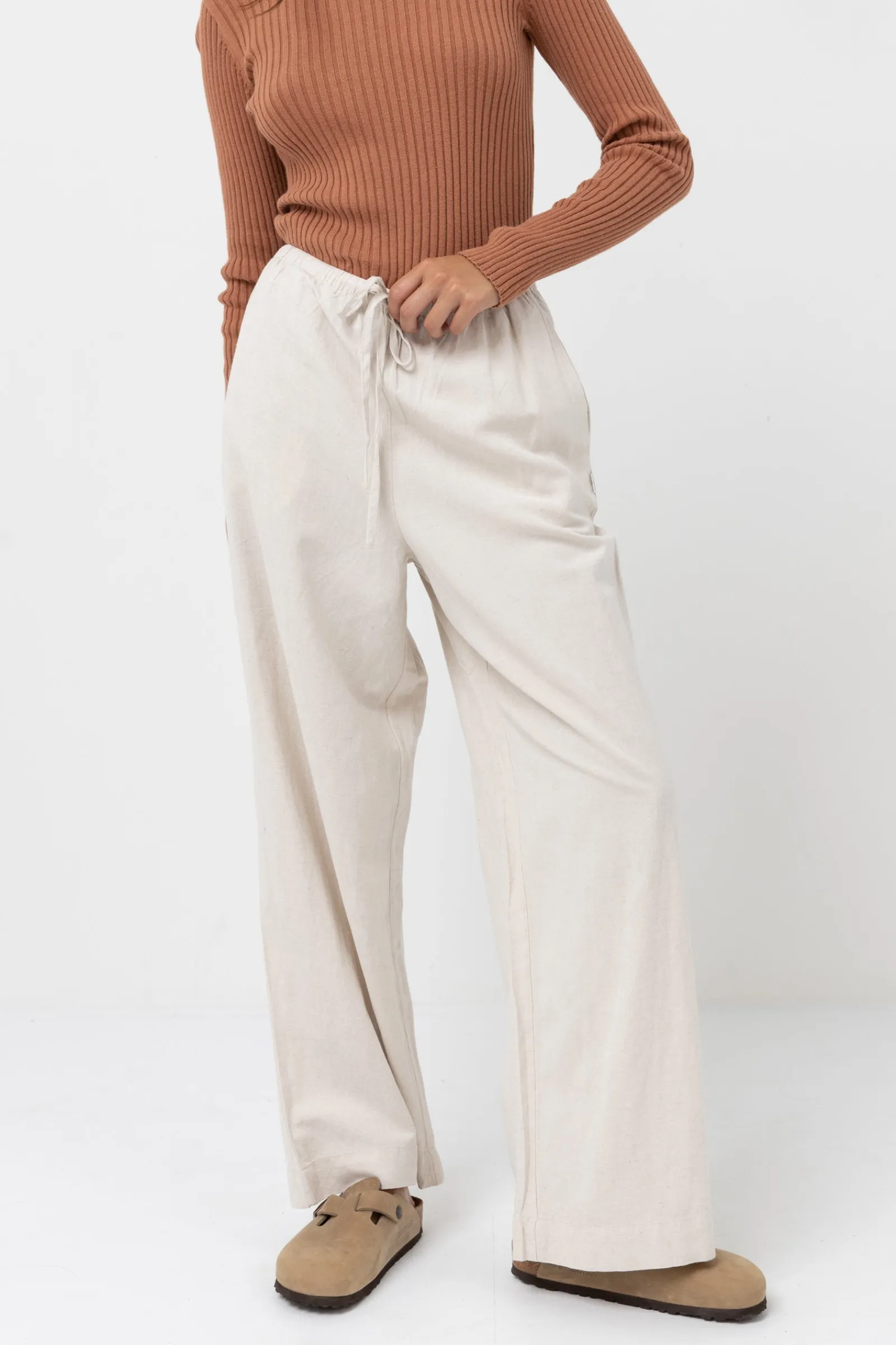 Rhythm Livin Classic Drawstring Pant-Women Pants