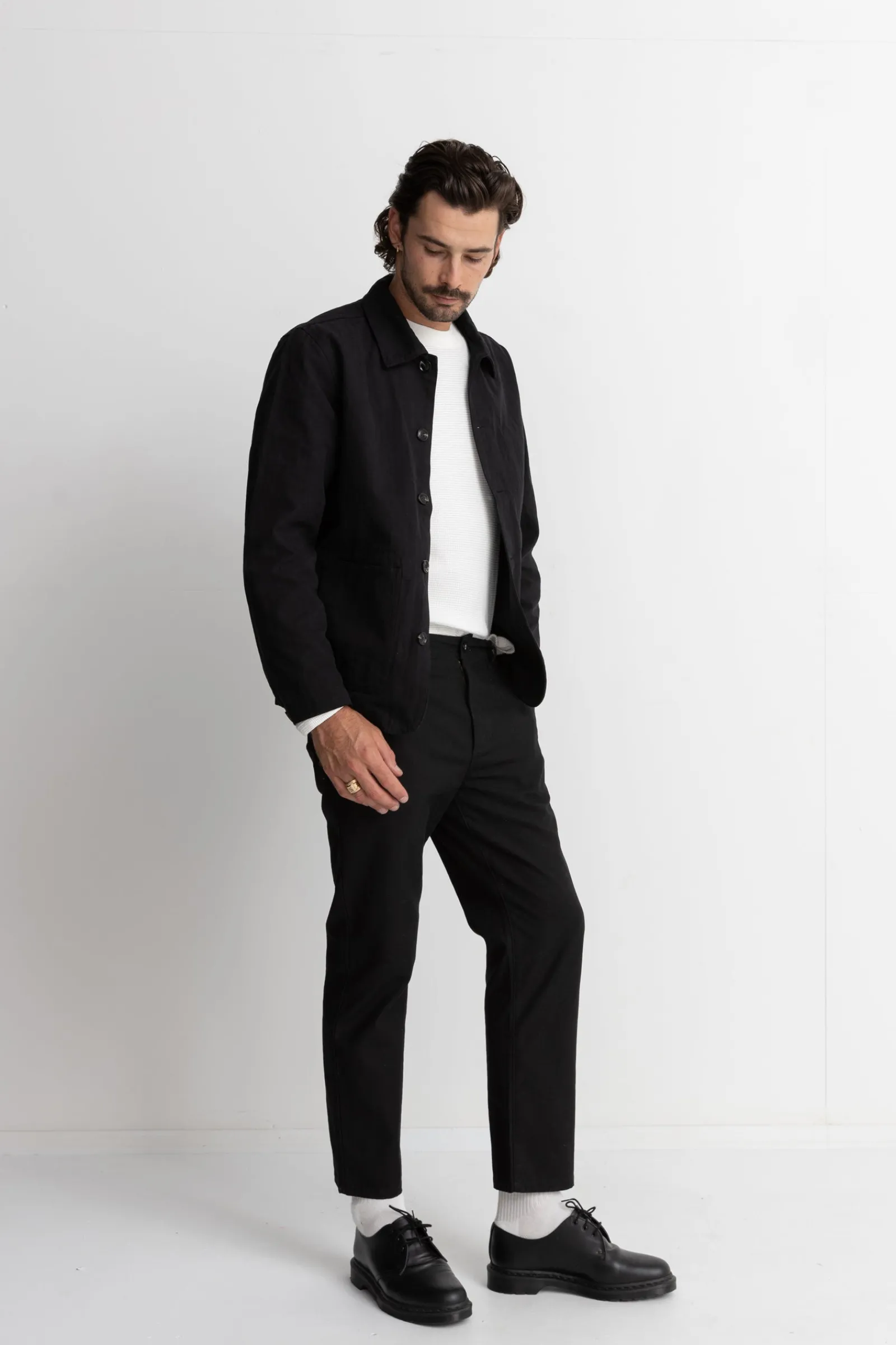 Rhythm Livin Classic Fatigue Pant Vintage Black- Pants