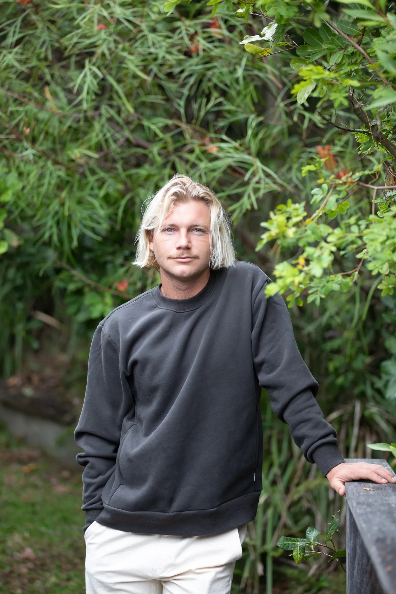 Rhythm Livin Classic Fleece Crew Vintage Black- Fleece
