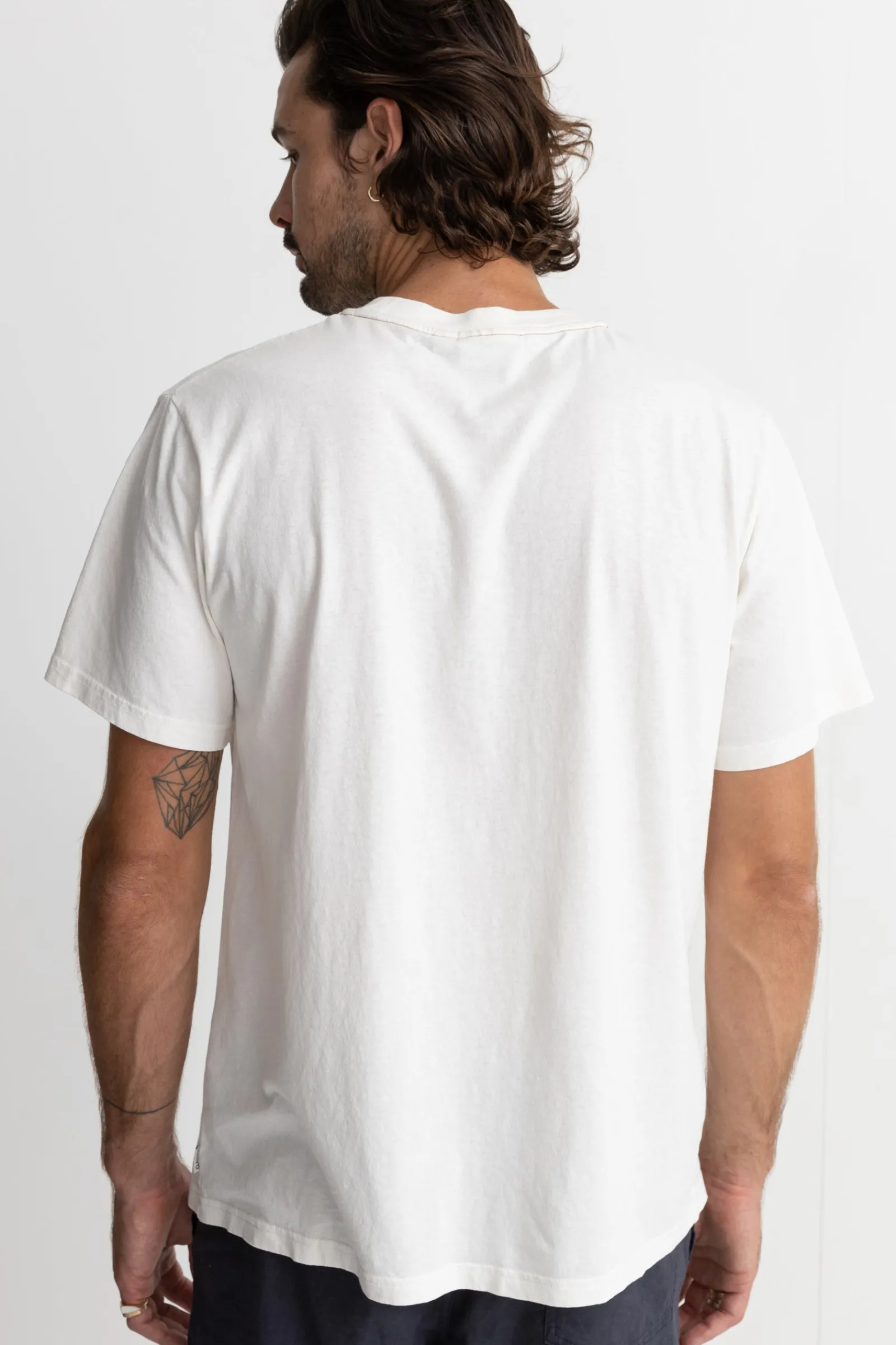 Rhythm Livin Classic Vintage Tee Vintage White- T-shirts