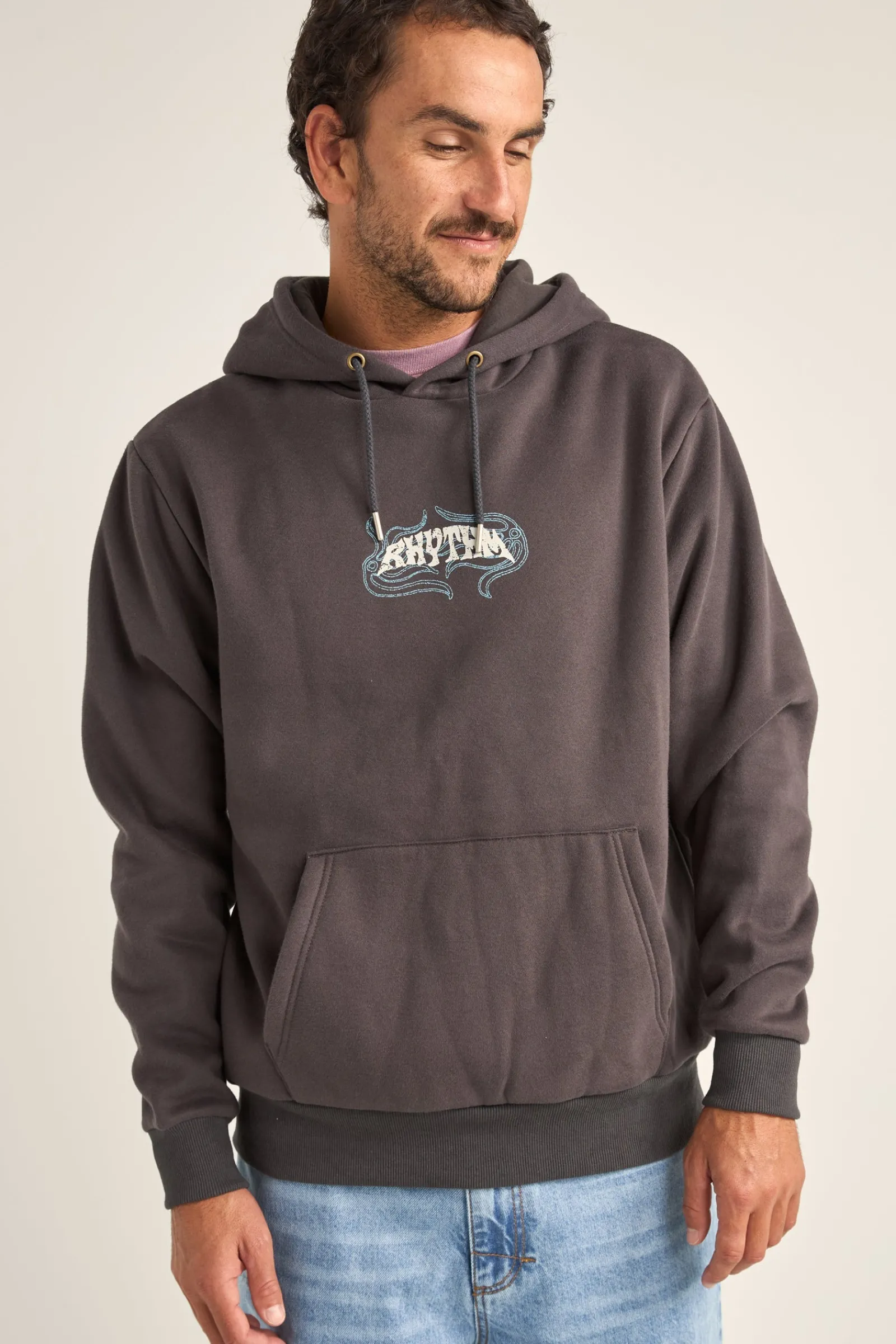 Rhythm Livin Dos Soles Fleece Hood Vintage Black- Fleece