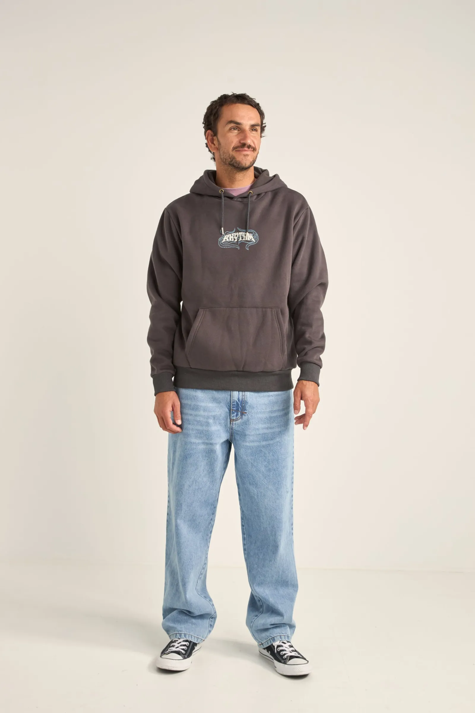 Rhythm Livin Dos Soles Fleece Hood Vintage Black- Fleece