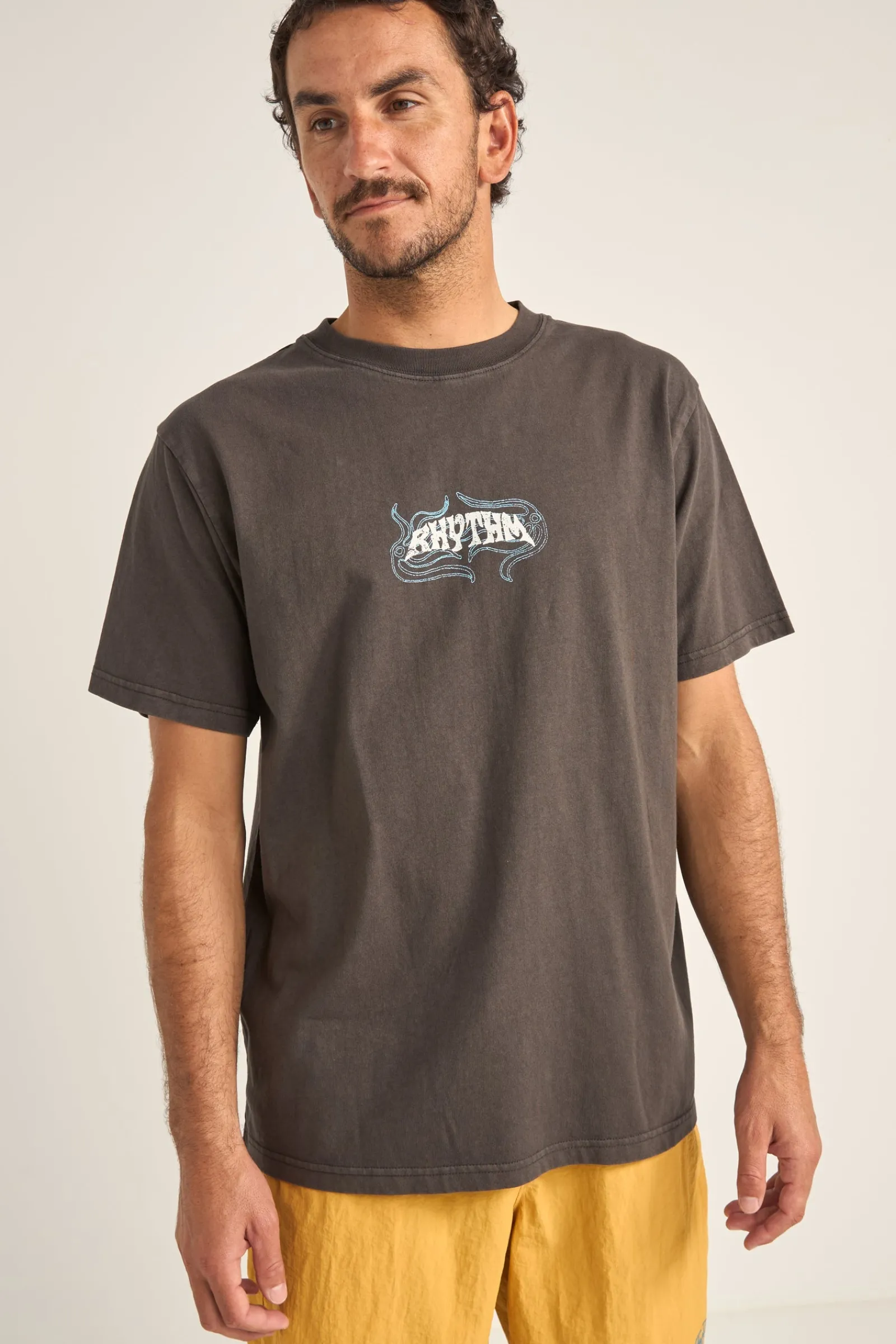 Rhythm Livin Dos Soles Vintage Ss T-Shirt Vintage Black- T-shirts