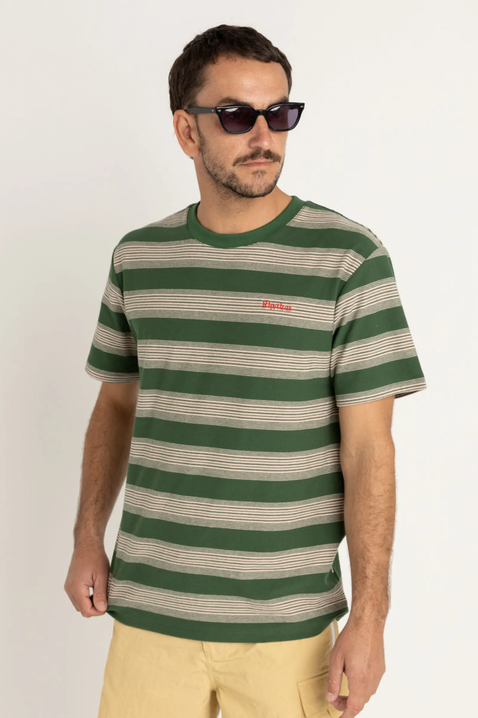 Rhythm Livin Echo Stripe Ss T-Shirt- T-shirts