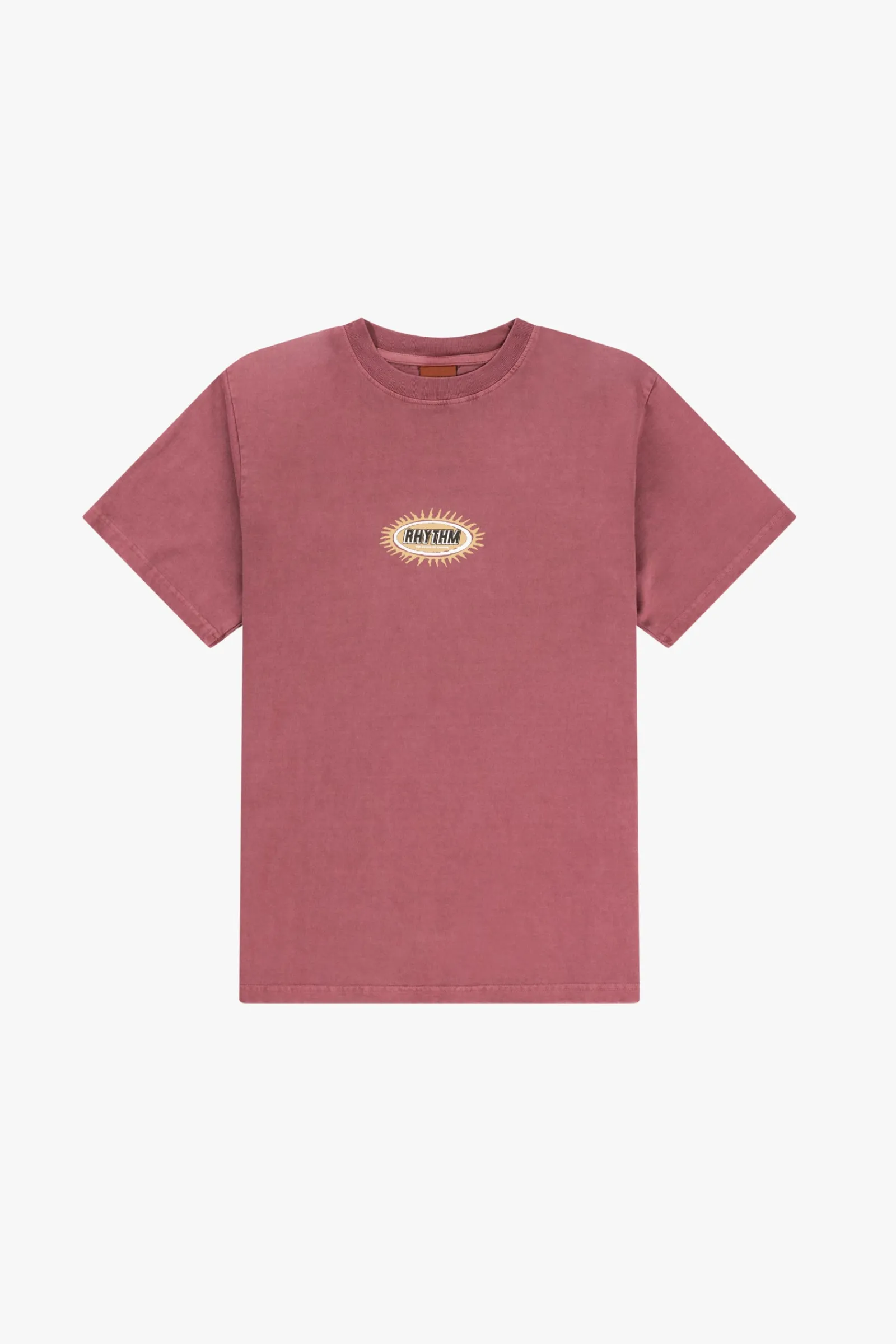 Rhythm Livin Ellipse Sun SS T-Shirt Vintage Red- T-shirts