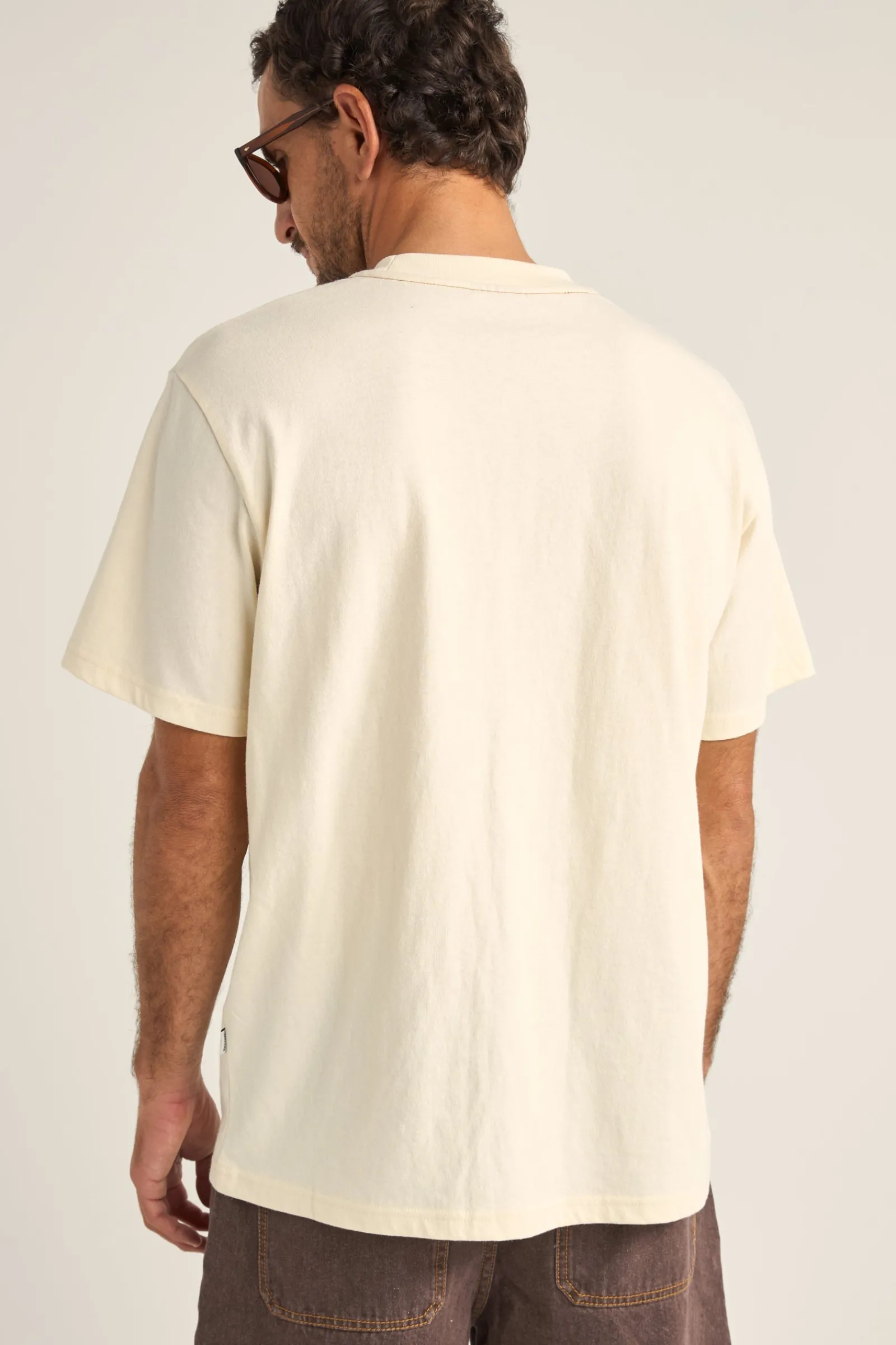 Rhythm Livin Elliptic Printed Vintage Ss T-Shirt- T-shirts