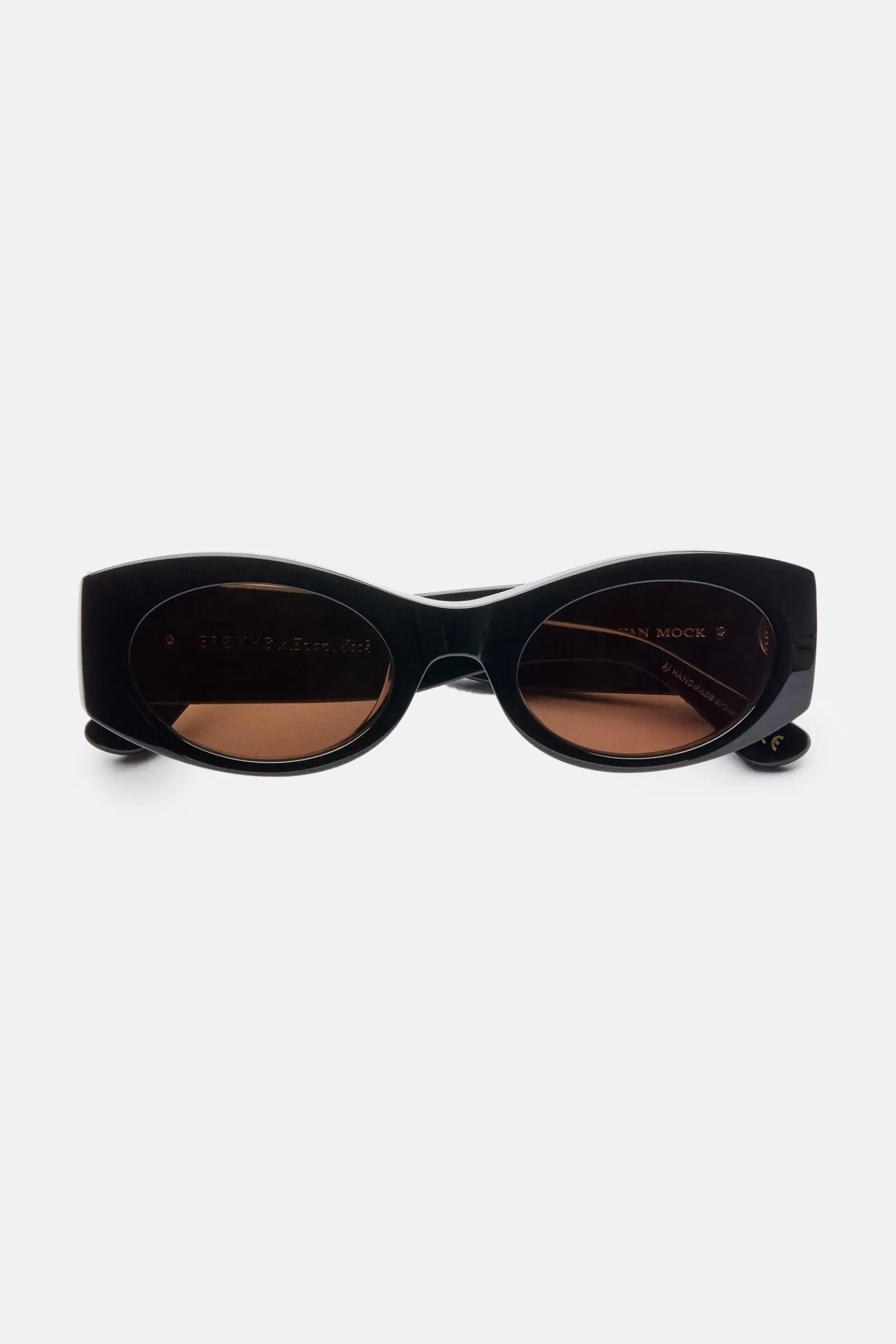 Rhythm Livin EPOKHE  - Suede - Black Polished / Bronze Amber-Women Sunglasses | Sunglasses