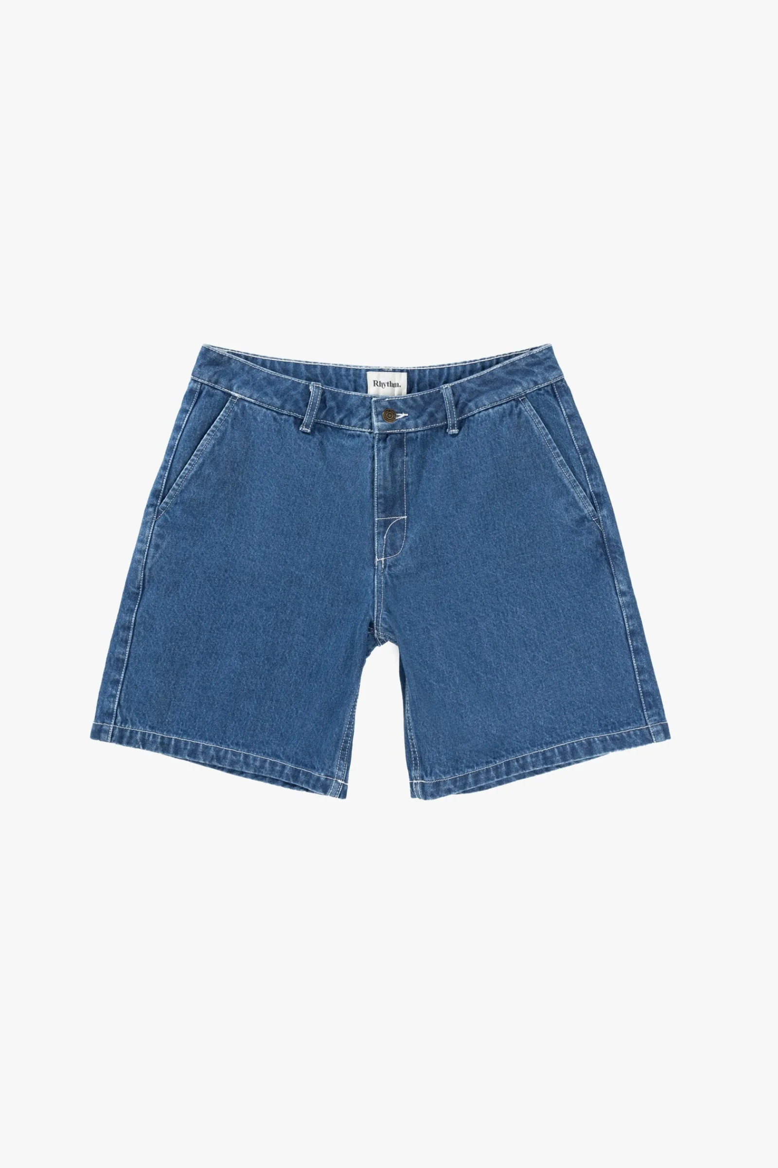 Rhythm Livin Essential Denim Short Dark Wash- Shorts