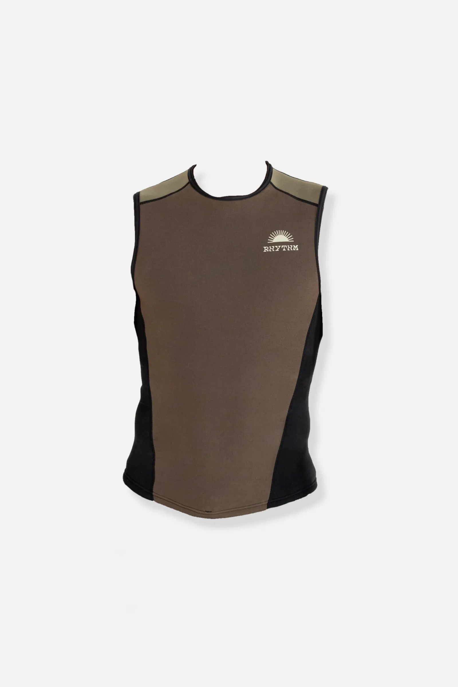 Rhythm Livin Essential Wetsuit Vest Brown- Sun & Shade | Wetsuit Tops