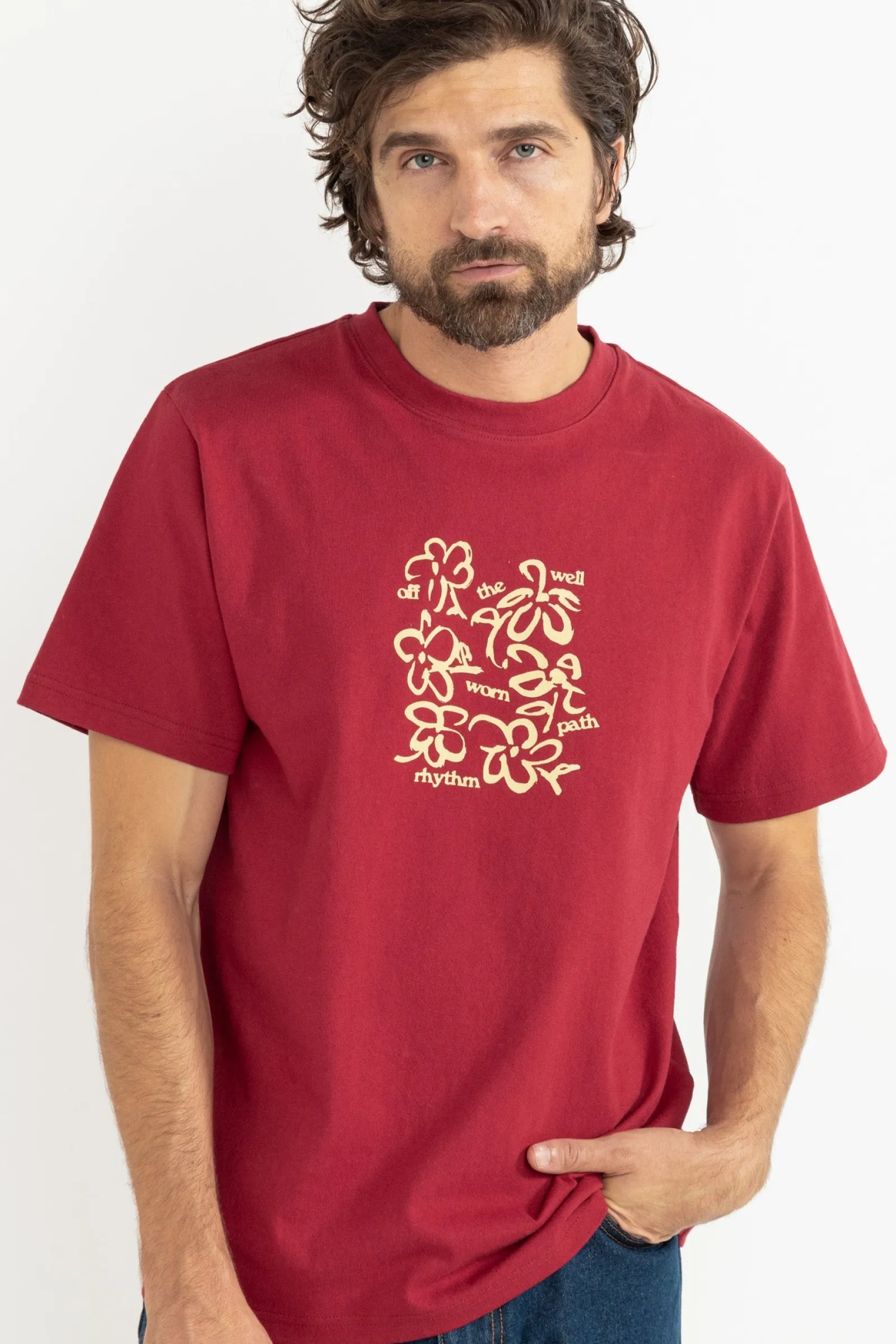Rhythm Livin Florist Vintage Ss T-Shirt- T-shirts