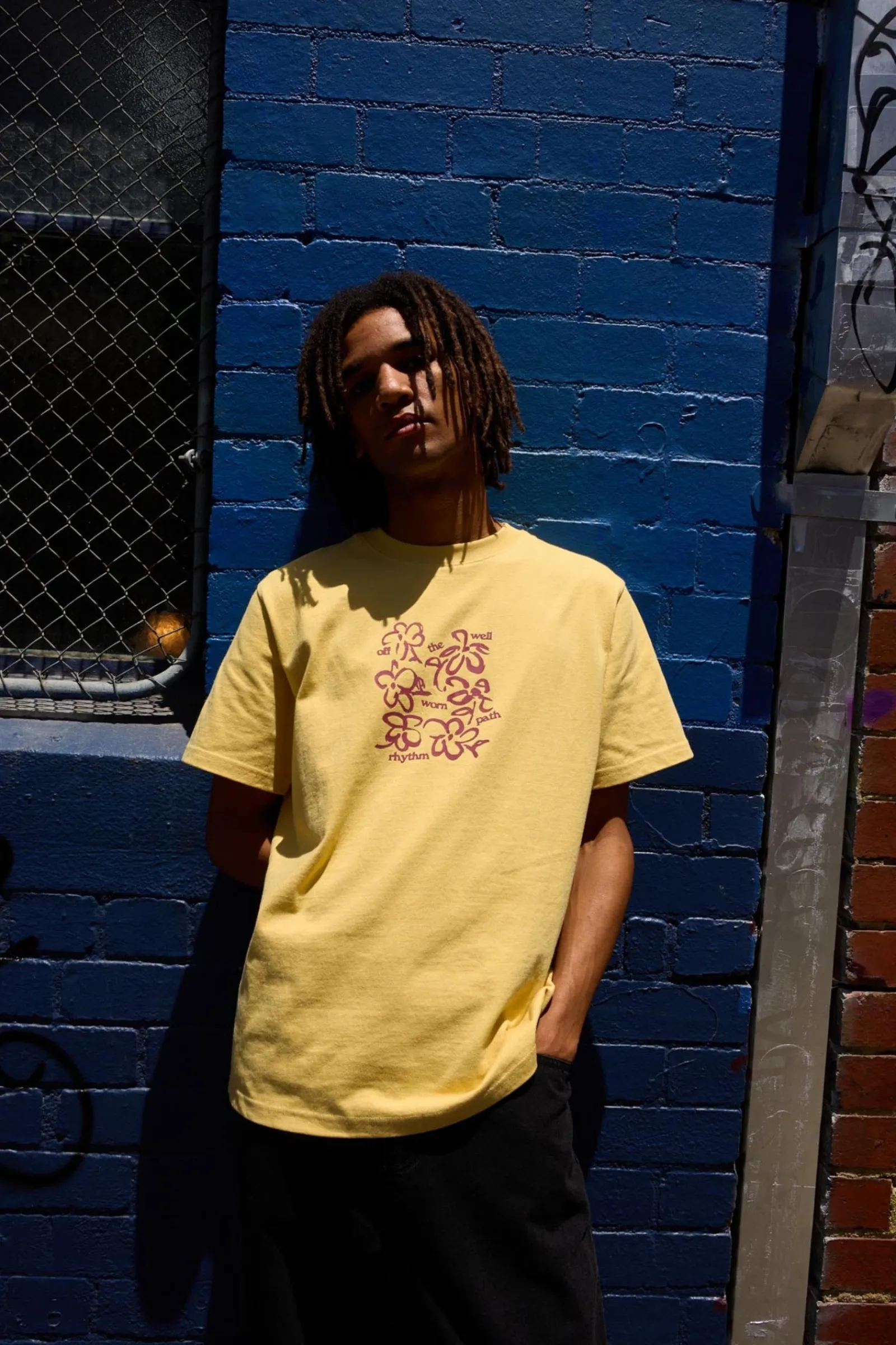 Rhythm Livin Florist Vintage Ss T-Shirt- T-shirts