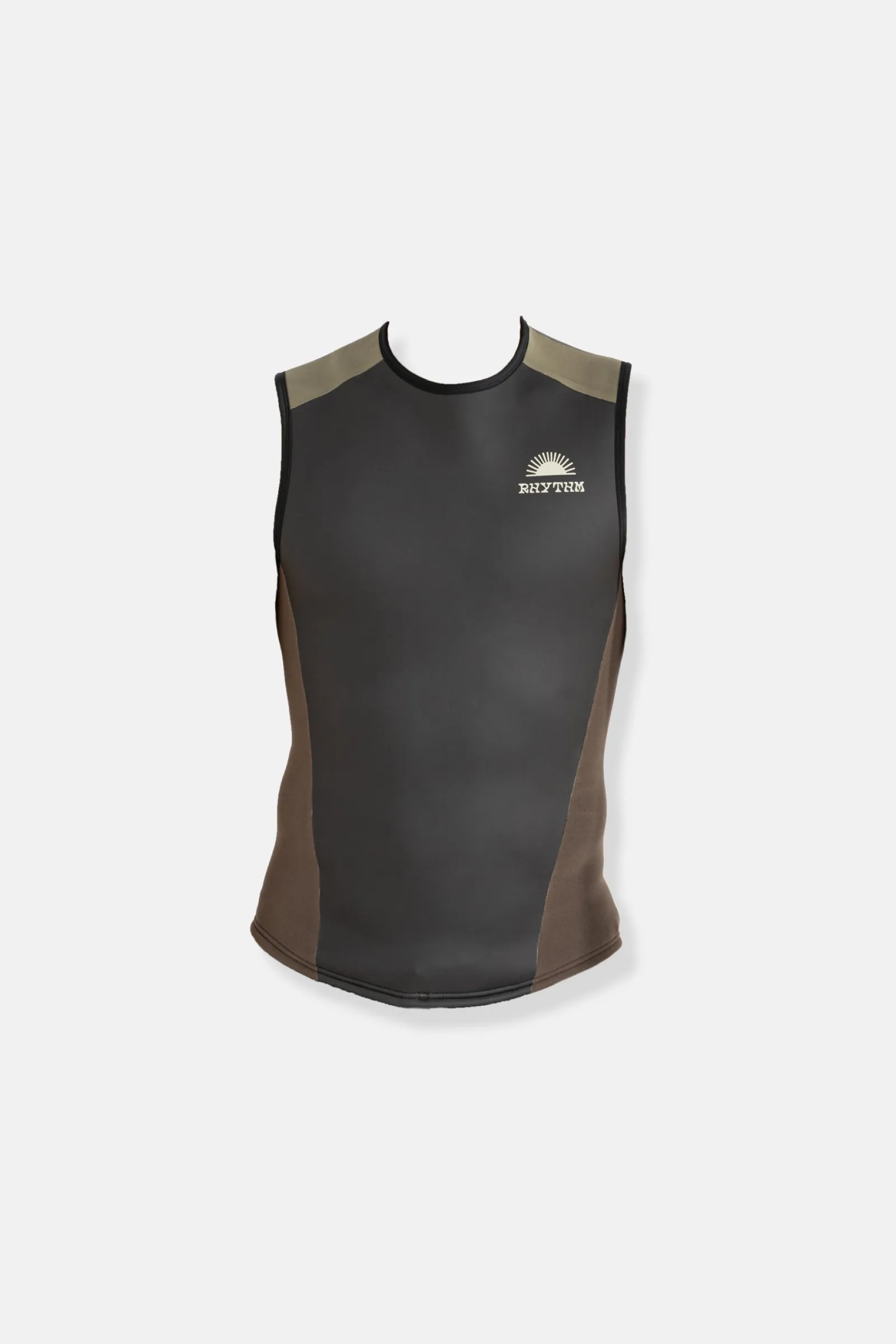 Rhythm Livin Heritage Wetsuit Vest Black- Sun & Shade | Wetsuit Tops
