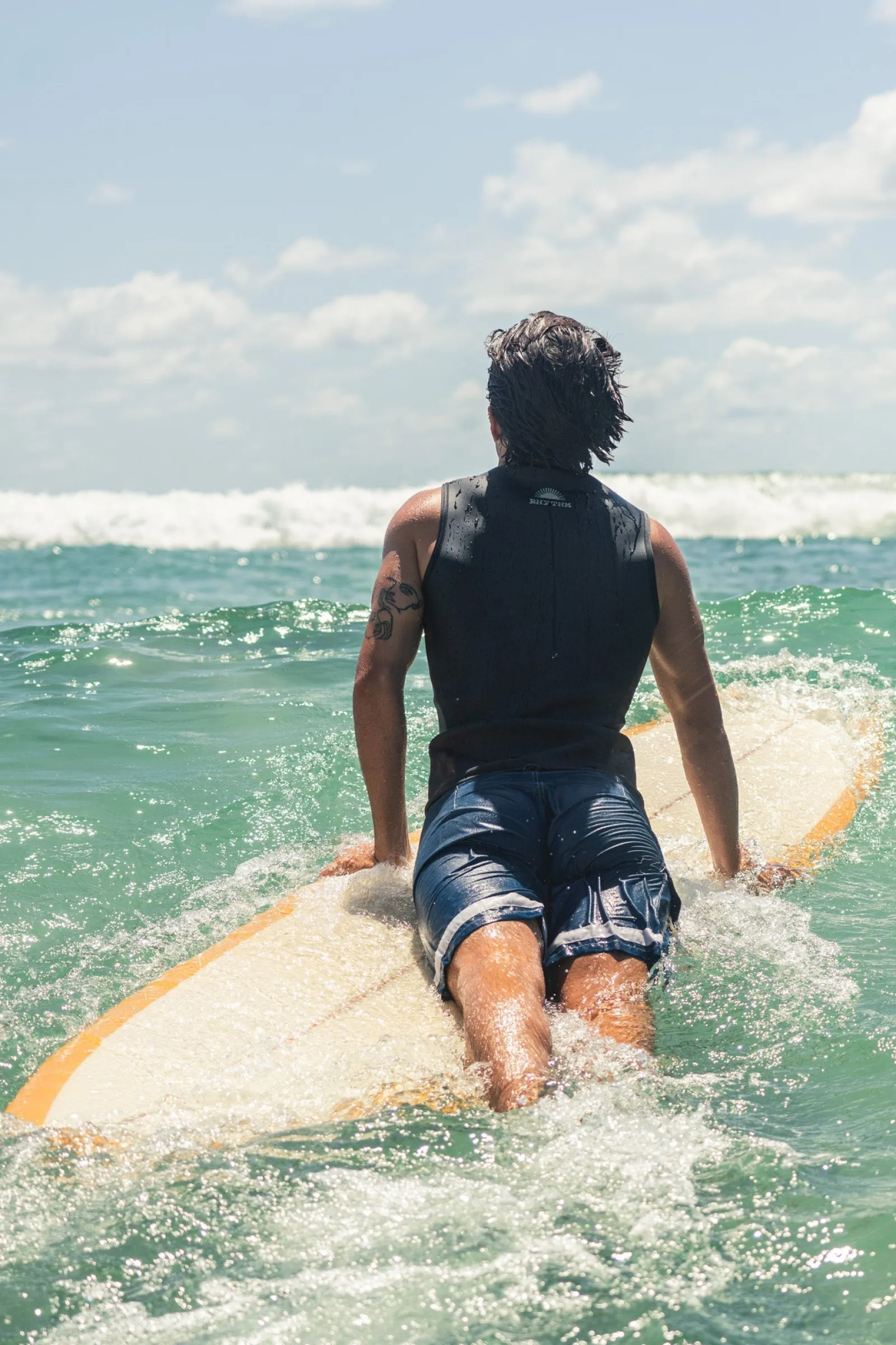 Rhythm Livin Heritage Wetsuit Vest Black- Sun & Shade | Wetsuit Tops