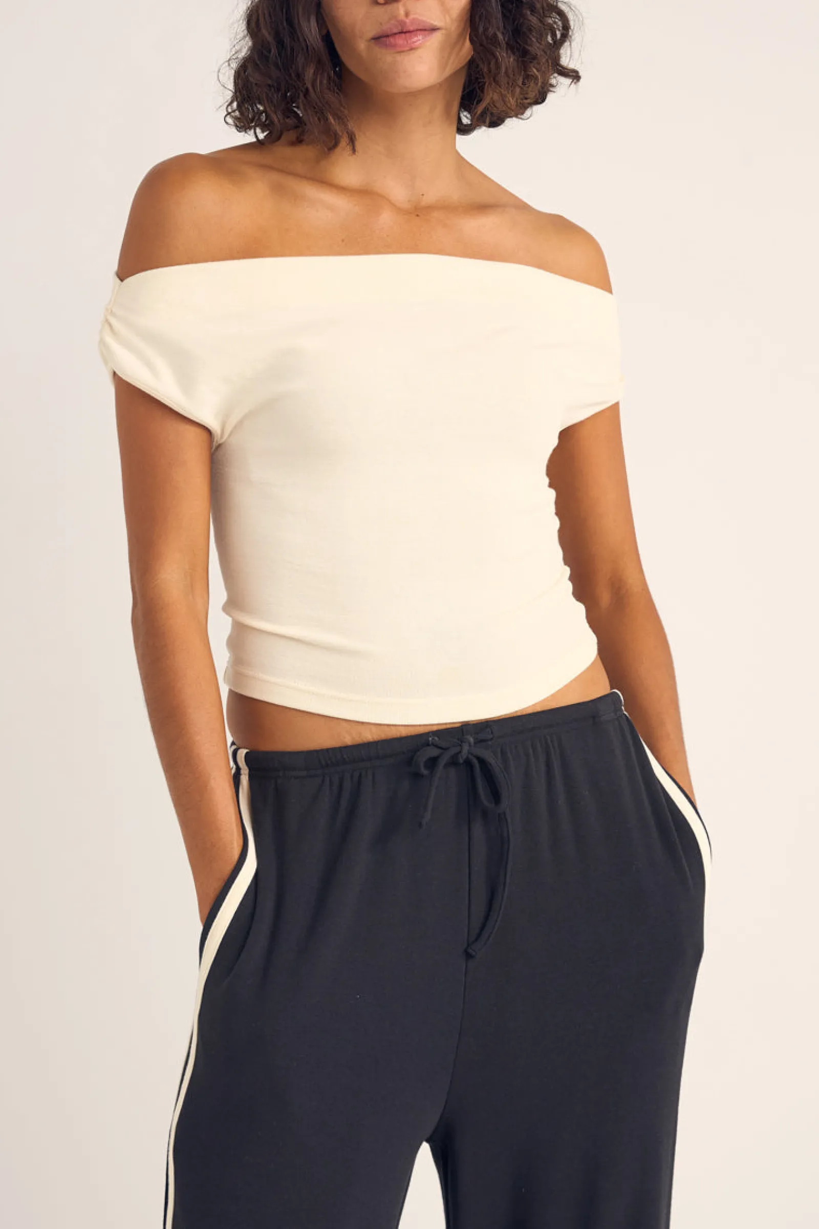 Rhythm Livin Juno Off Shoulder Top-Women Fashion Tops