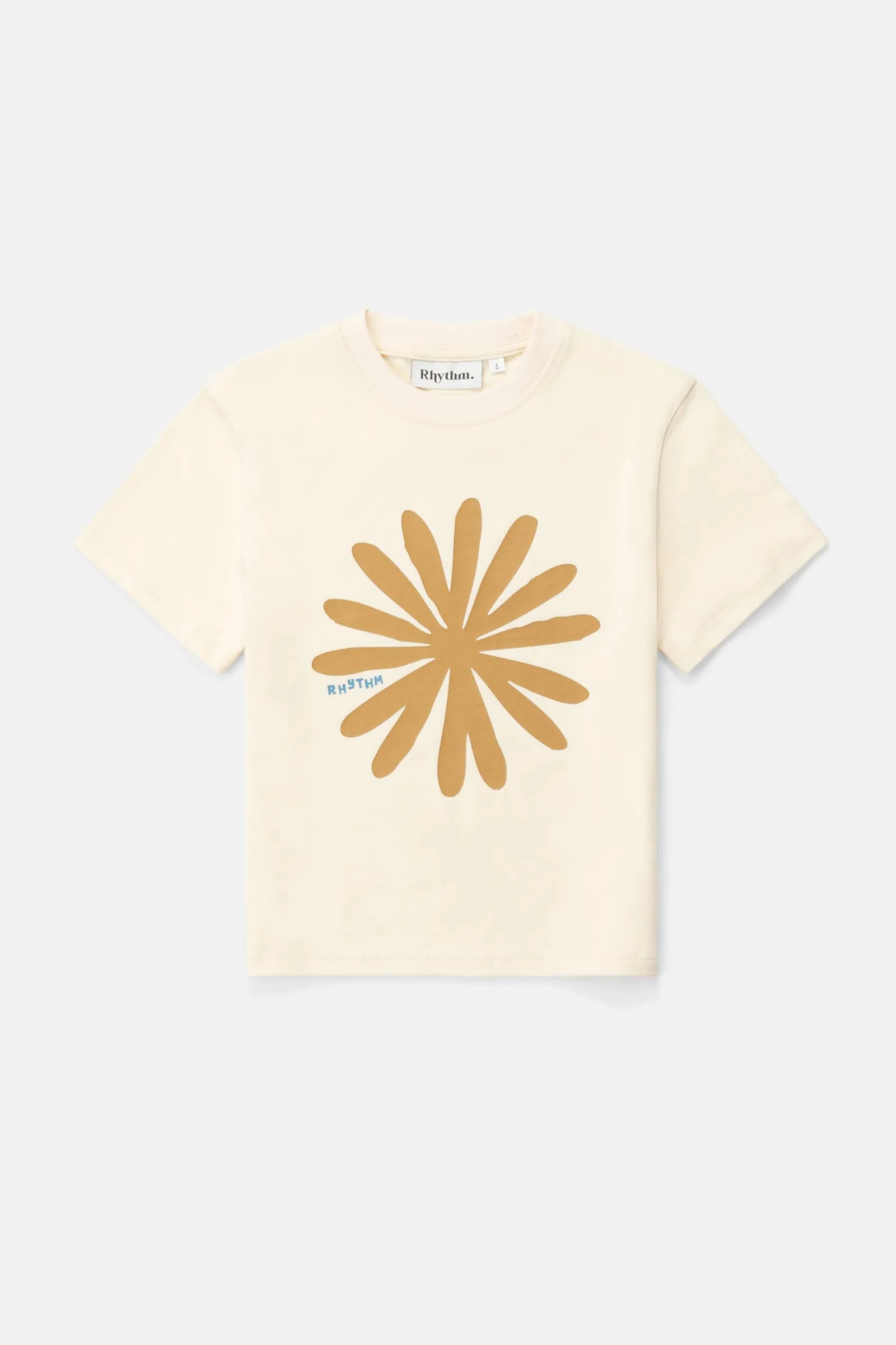 Rhythm Livin Kids Sun Ra SS T-Shirt Natural White-Kids Kids