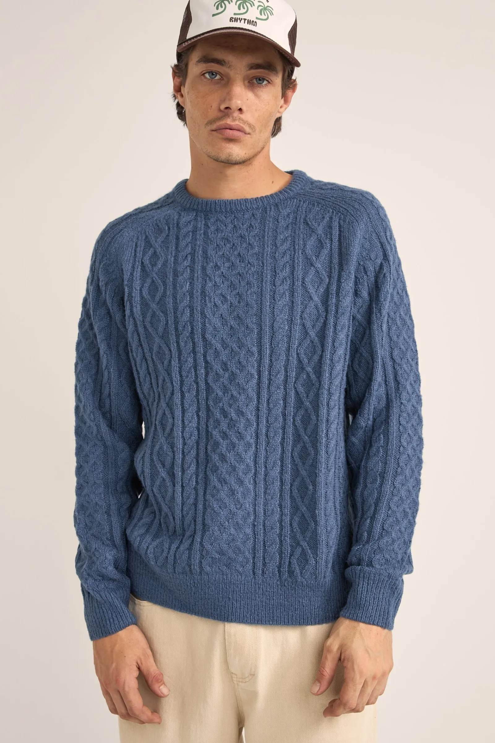 Rhythm Livin Mohair Fishermans Knit- Knits