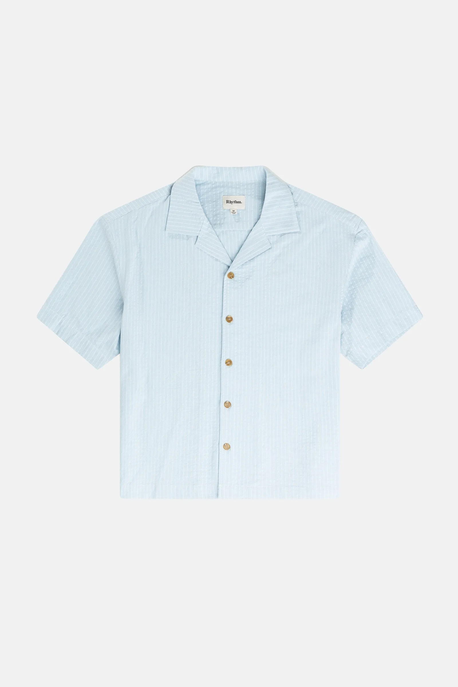 Rhythm Livin Relaxed Stripe Ss Shirt- Woven Shirts