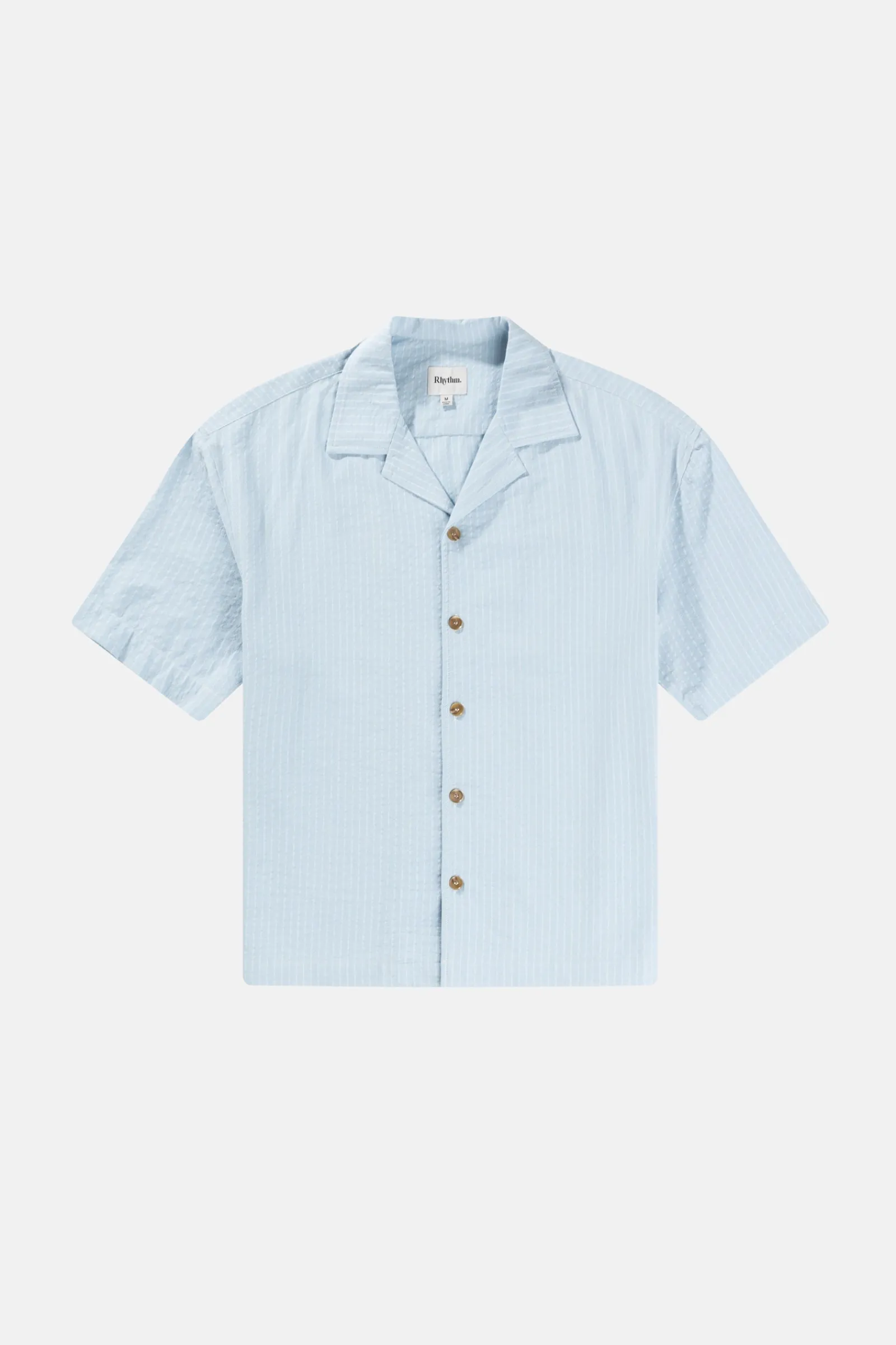 Rhythm Livin Relaxed Stripe Ss Shirt- Woven Shirts