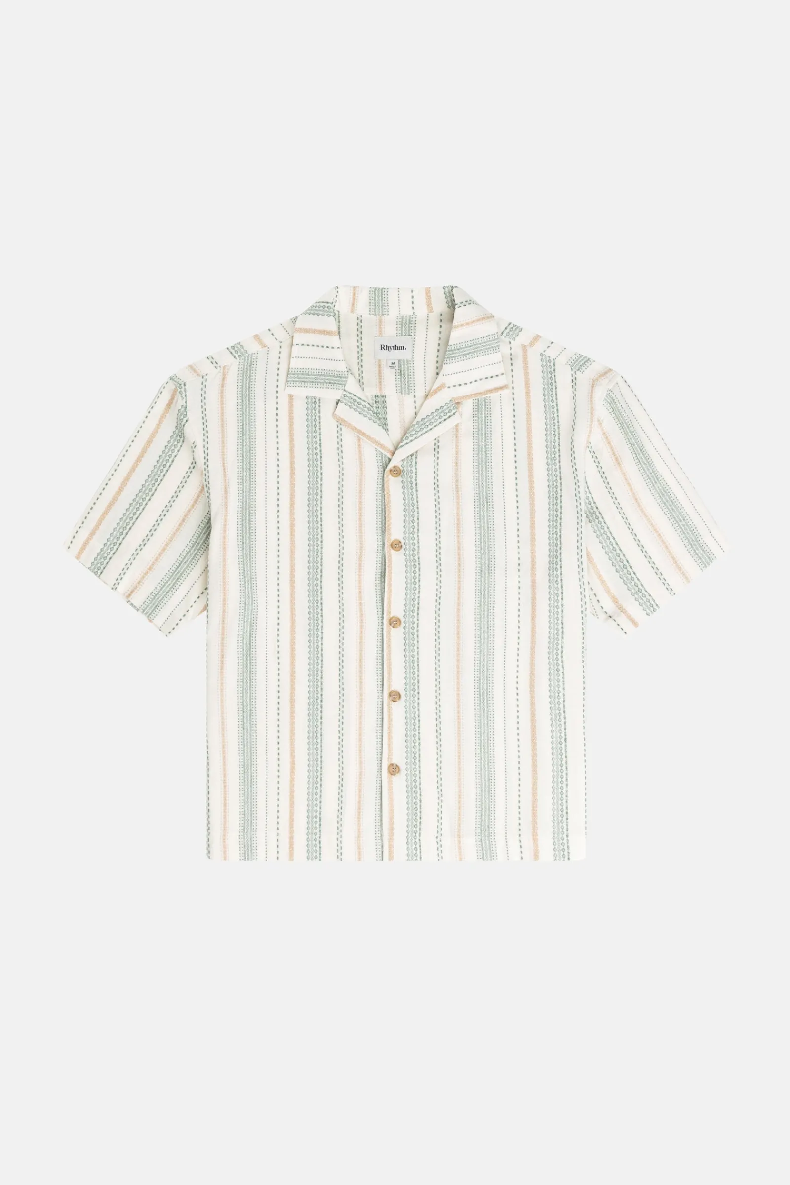 Rhythm Livin Relaxed Stripe Ss Shirt- Woven Shirts