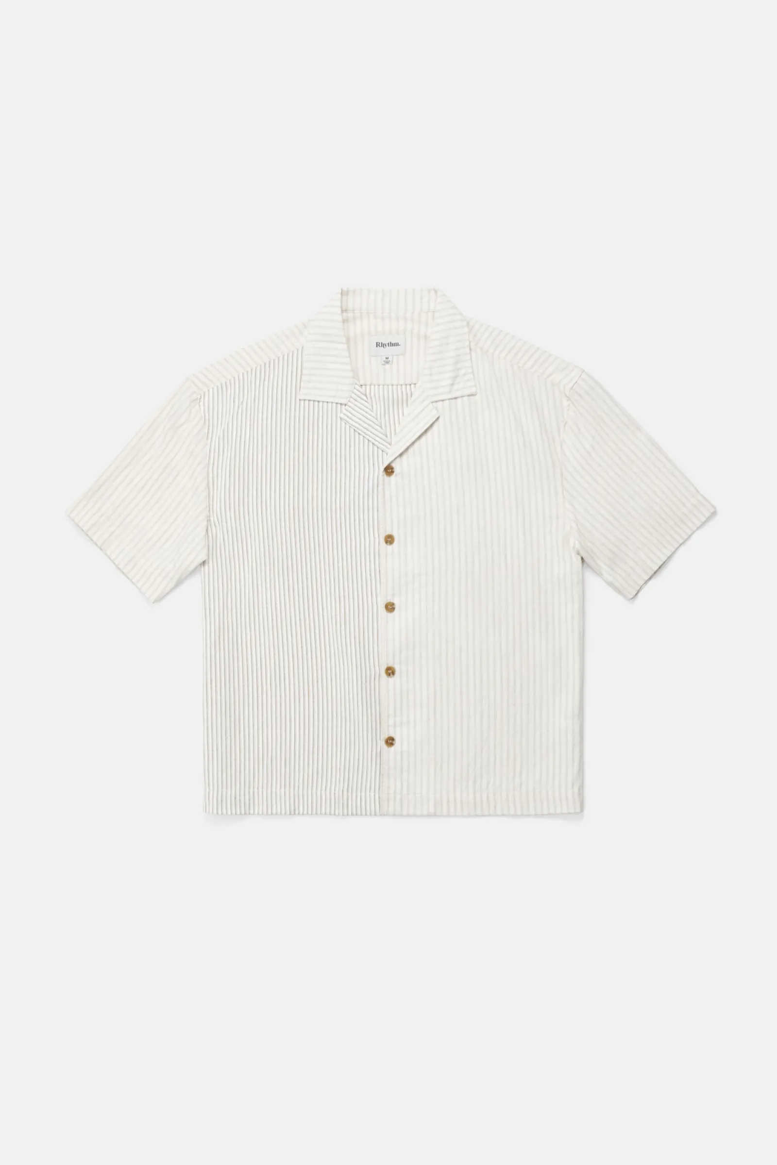 Rhythm Livin Stripe Exchange Relaxed Ss Shirt- Woven Shirts