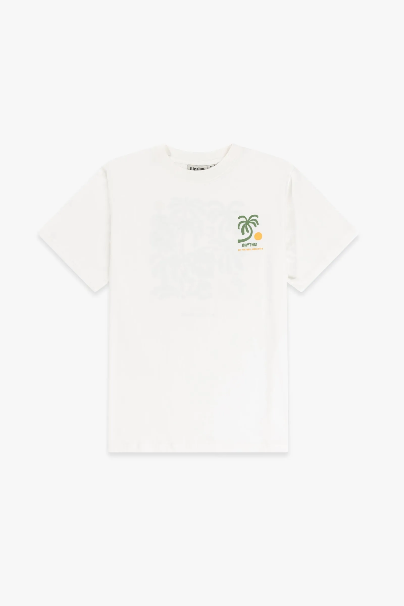 Rhythm Livin Trees Ss T-Shirt Vintage White- T-shirts