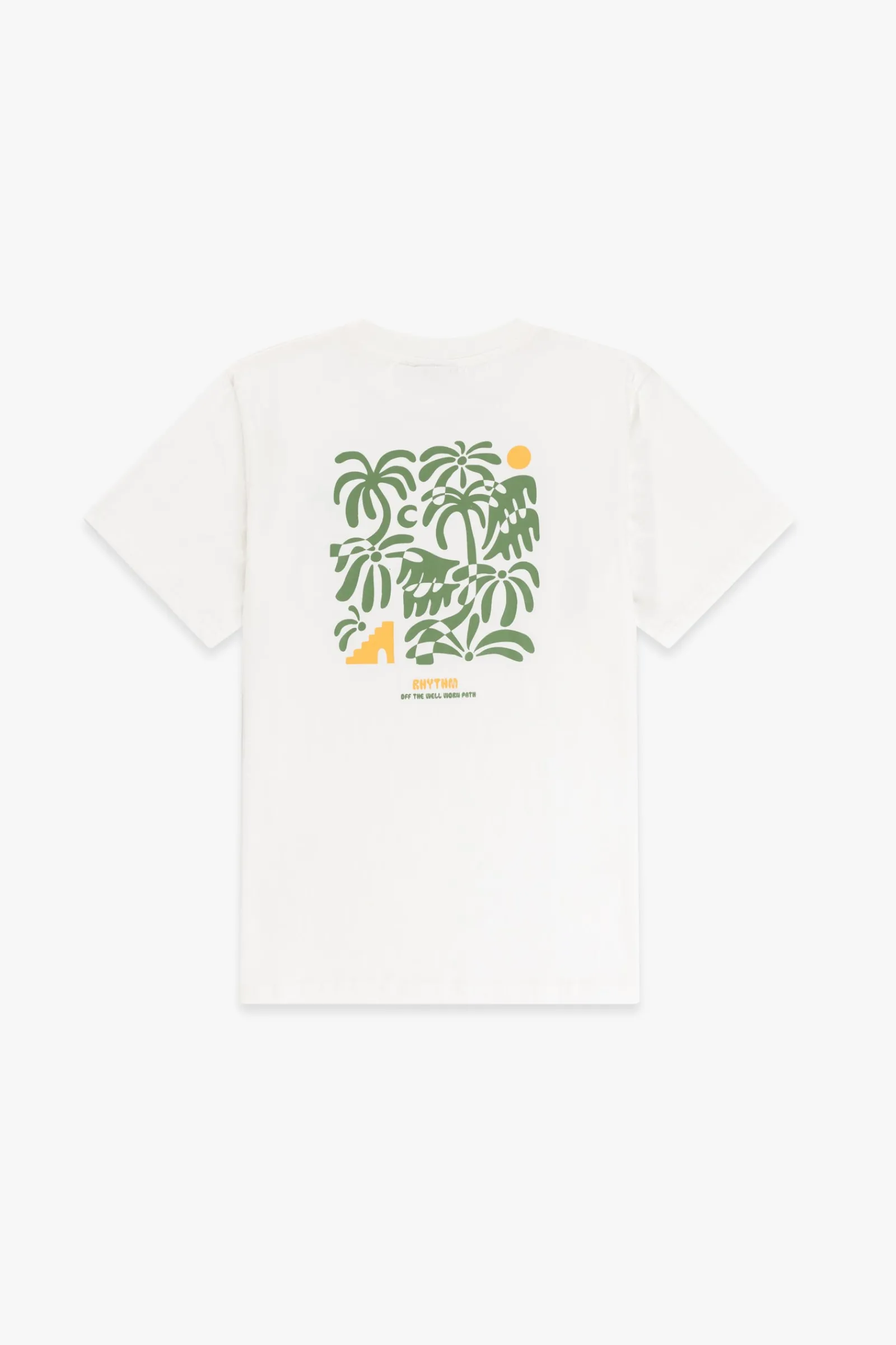 Rhythm Livin Trees Ss T-Shirt Vintage White- T-shirts