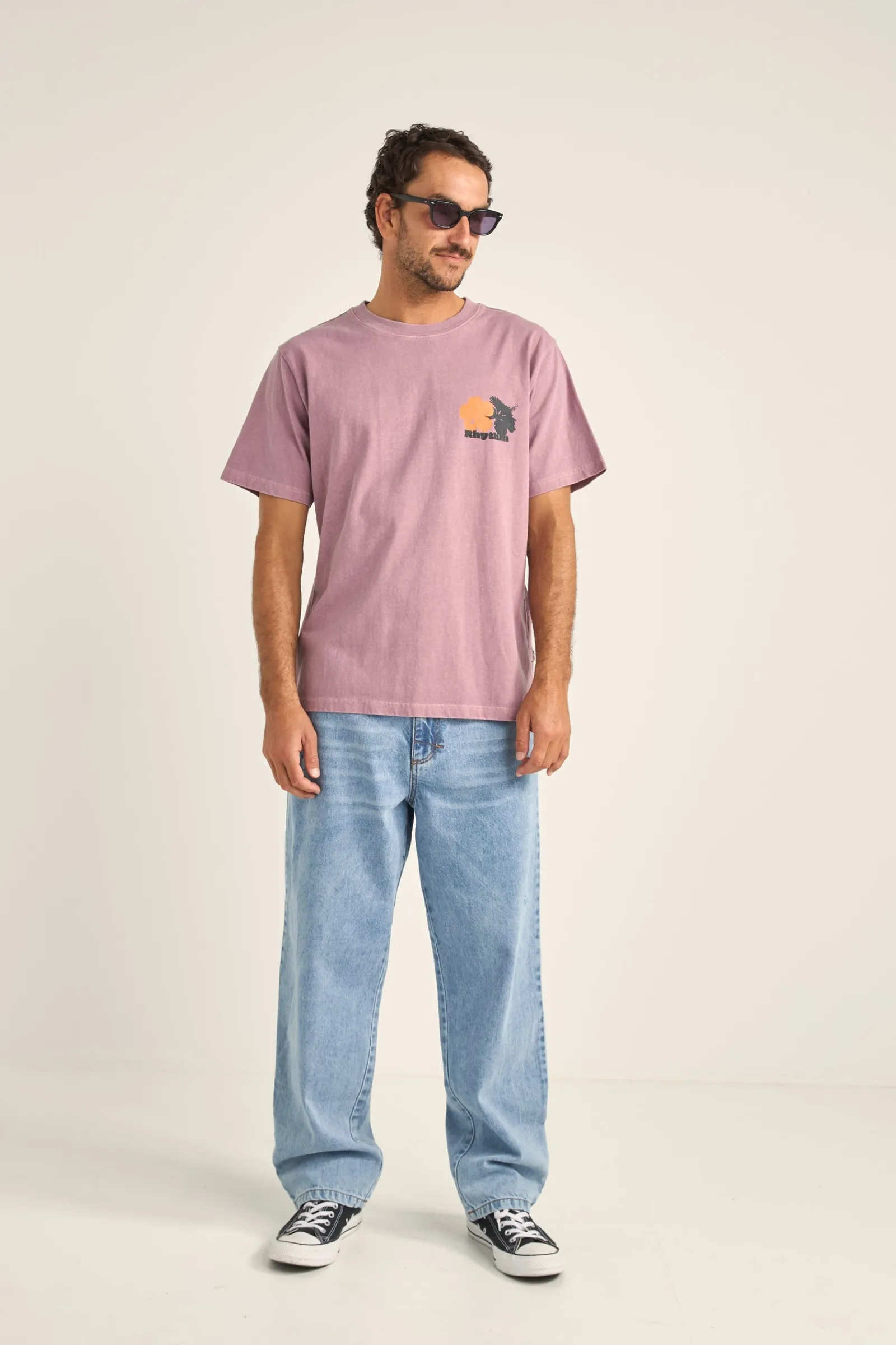 Rhythm Livin Tropic Radio Vintage Ss T-Shirt- T-shirts