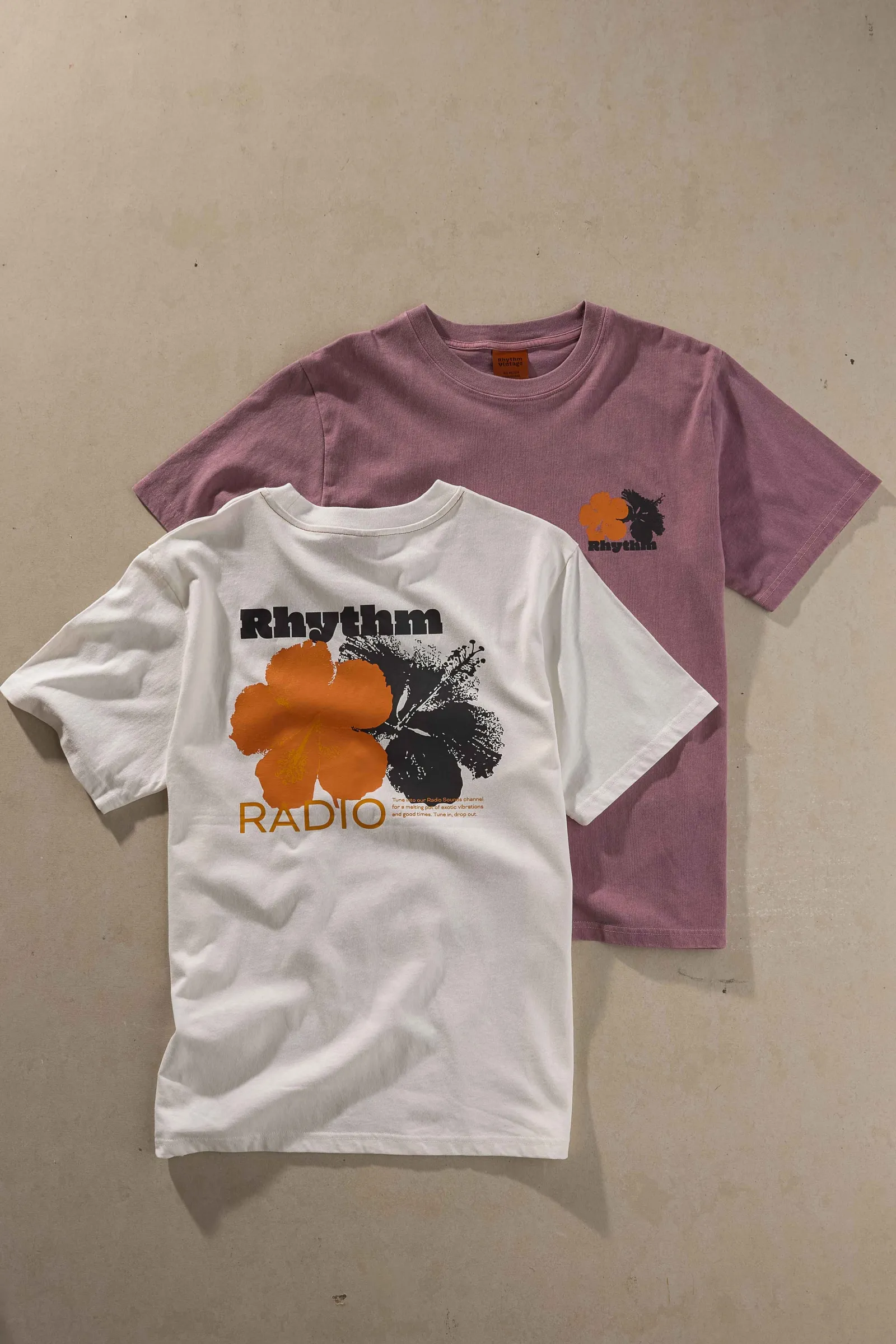 Rhythm Livin Tropic Radio Vintage Ss T-Shirt- T-shirts