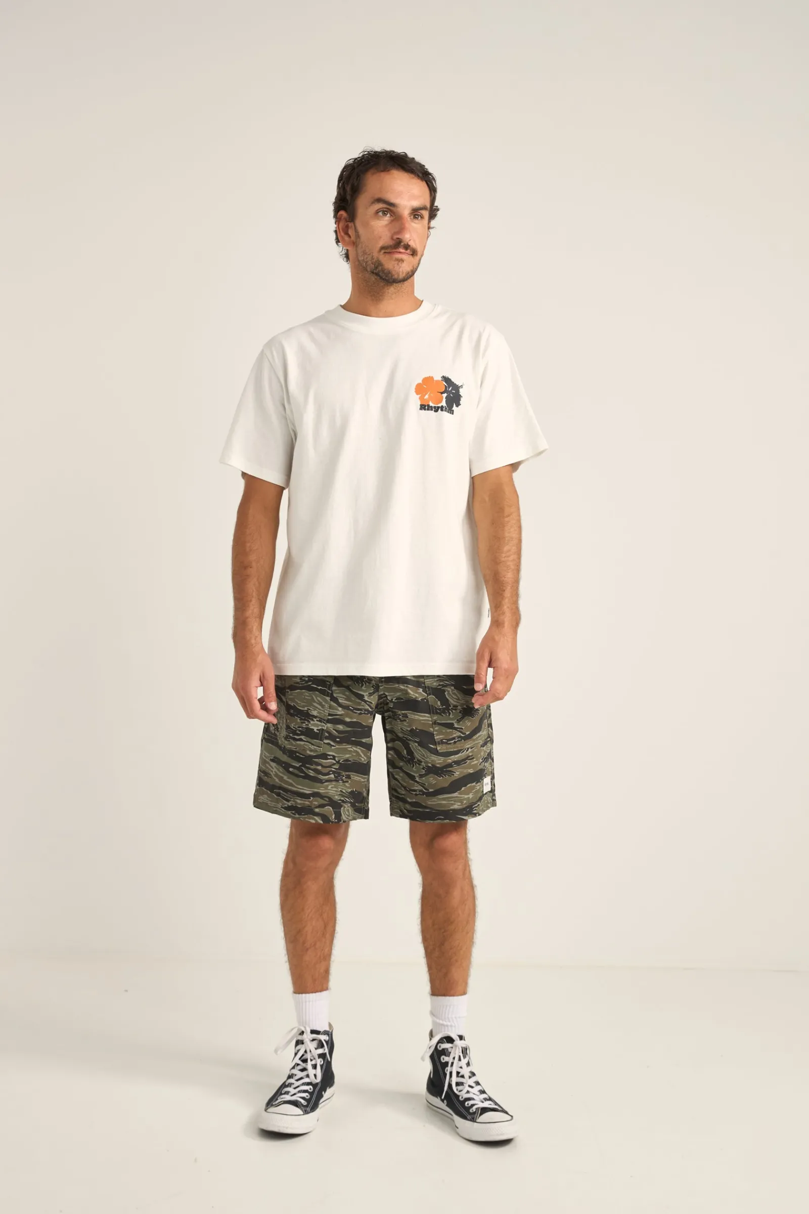 Rhythm Livin Tropic Radio Vintage Ss T-Shirt- T-shirts