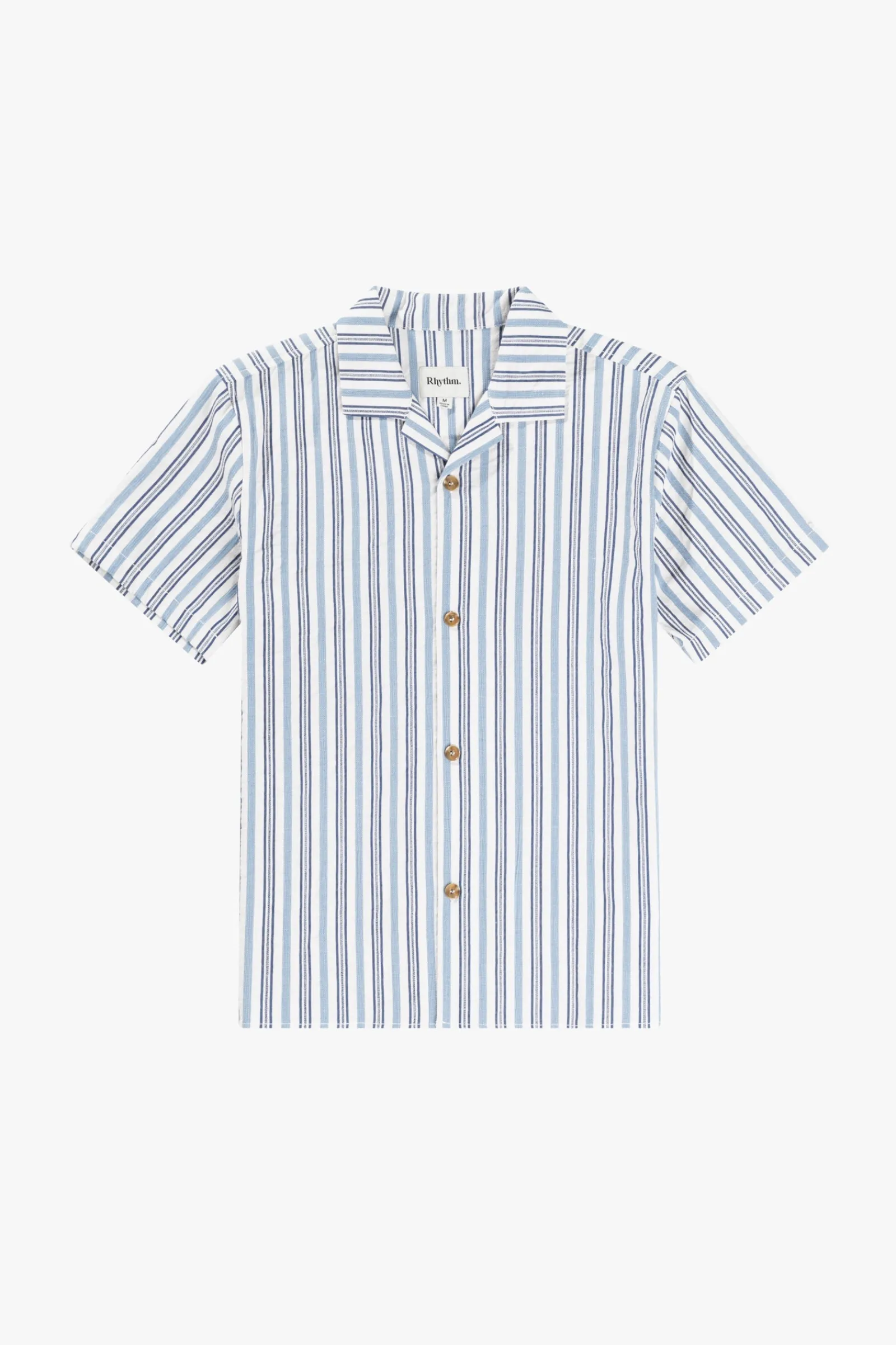 Rhythm Livin Vacation Stripe Ss Shirt- Woven Shirts