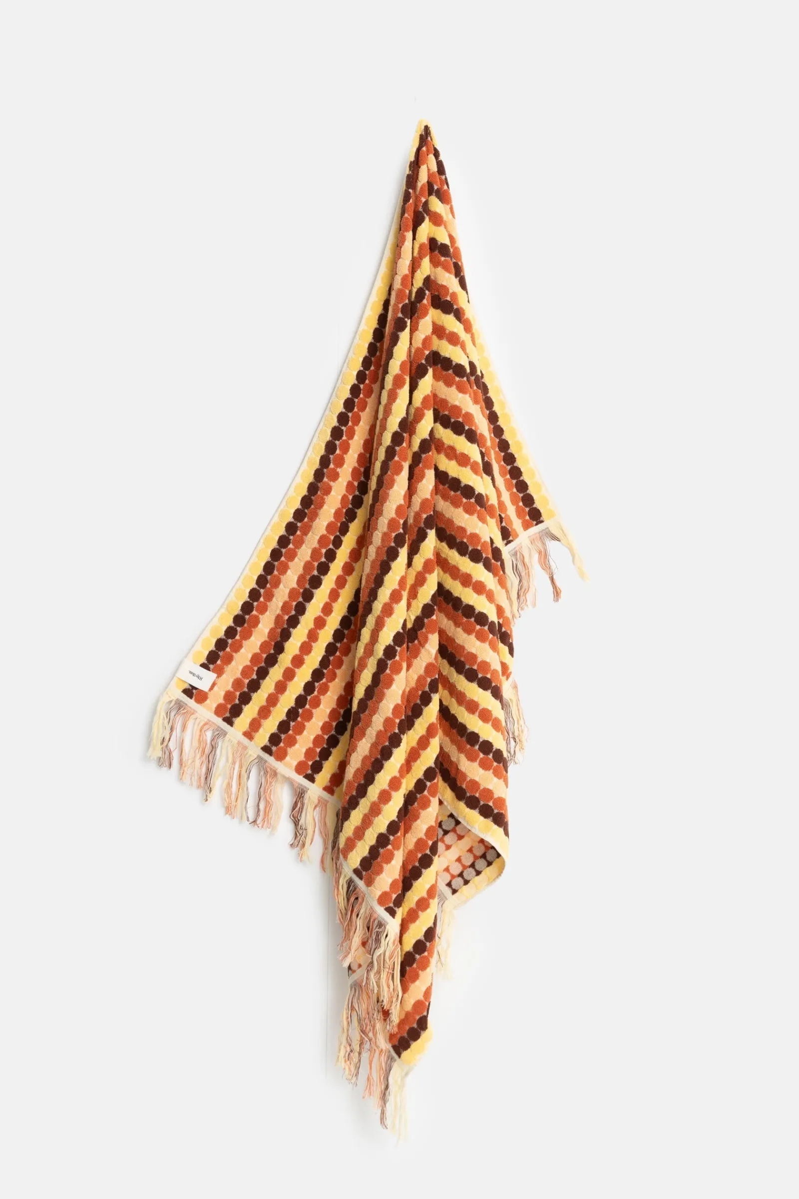 Rhythm Livin Vacation Stripe Towel Burnt Orange- Sun & Shade | Beach Towels & Rugs