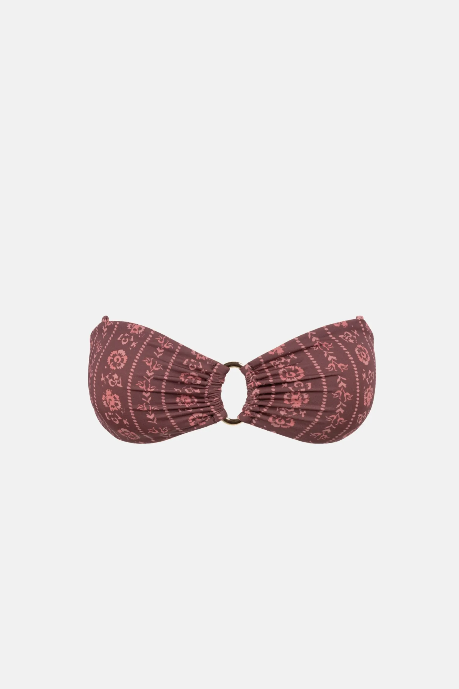 Rhythm Livin Vintage Floral Bandeau Top-Women Swim Tops