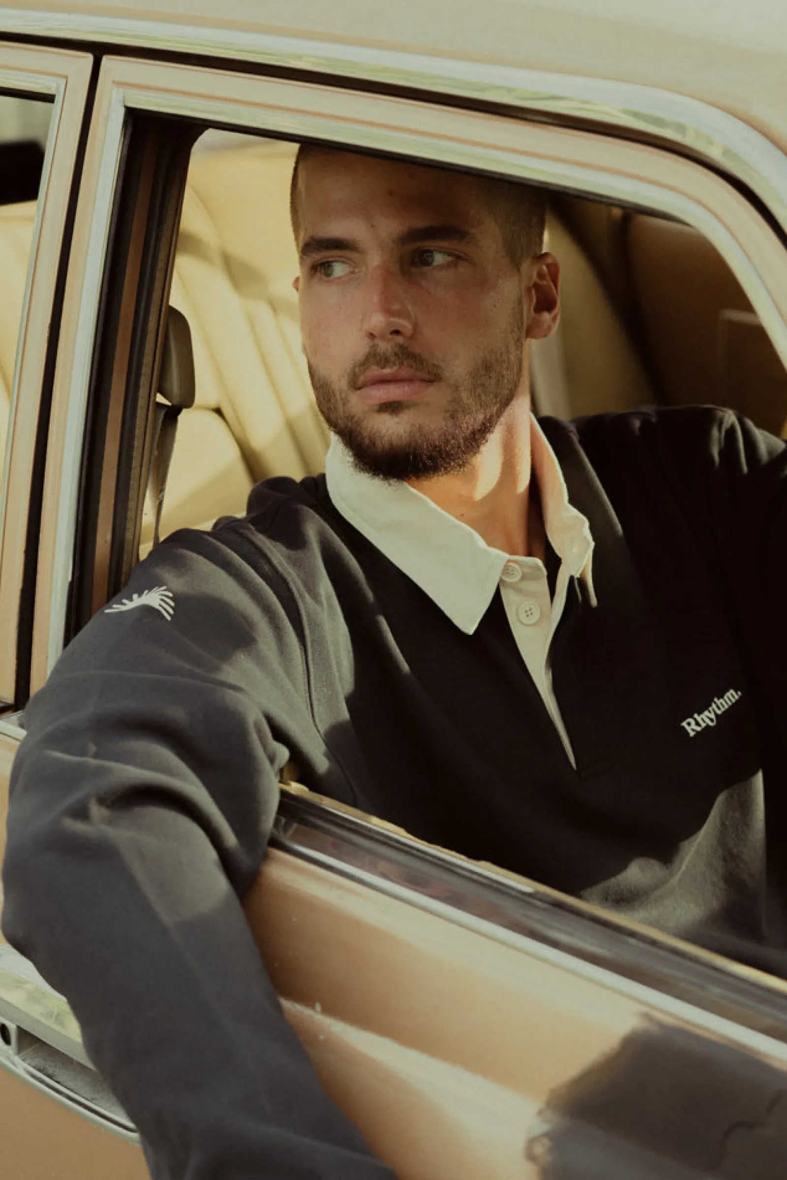 Rhythm Livin Vintage Rugby Ls Polo- Woven Shirts