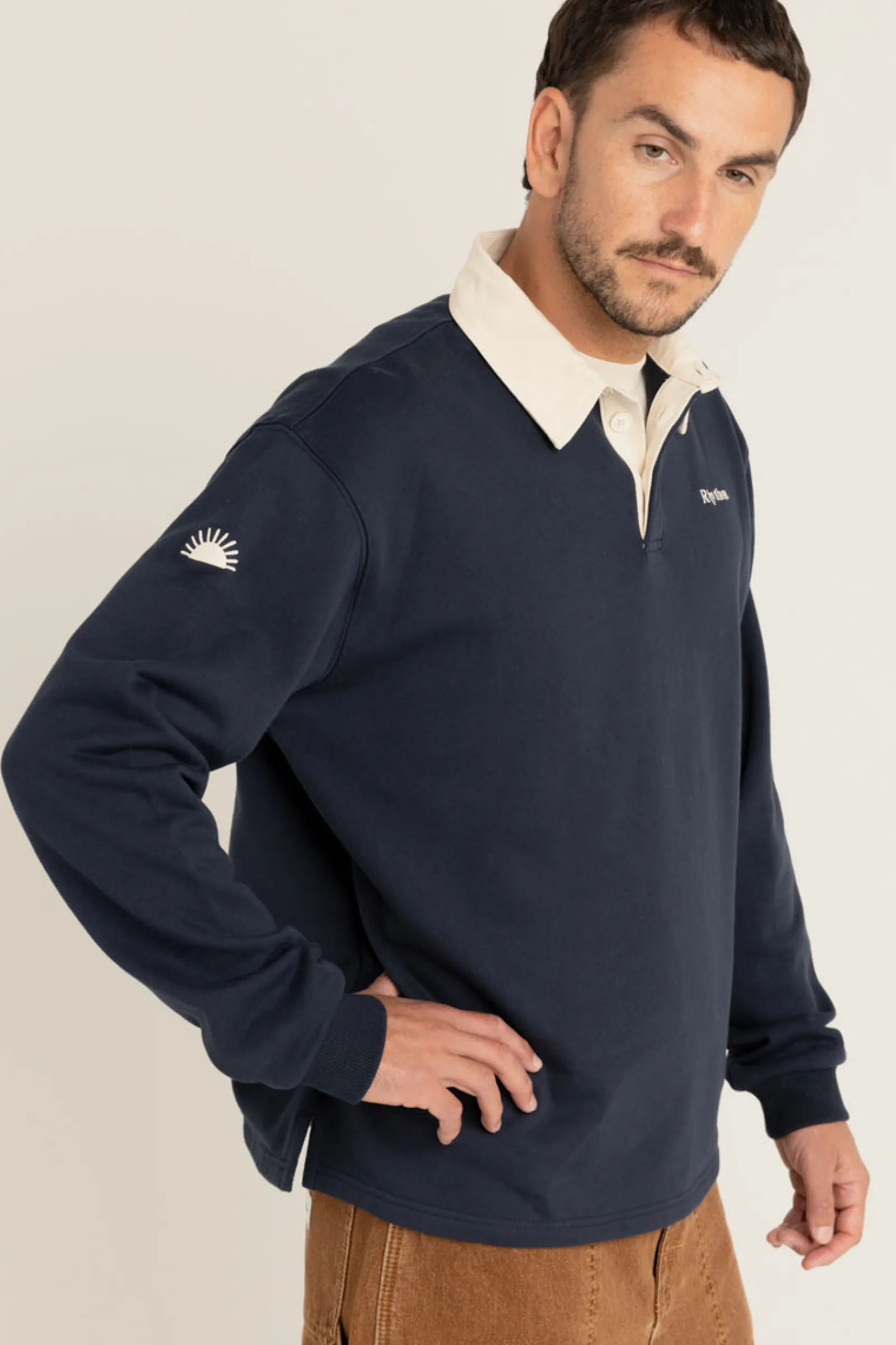 Rhythm Livin Vintage Rugby Ls Polo- Woven Shirts