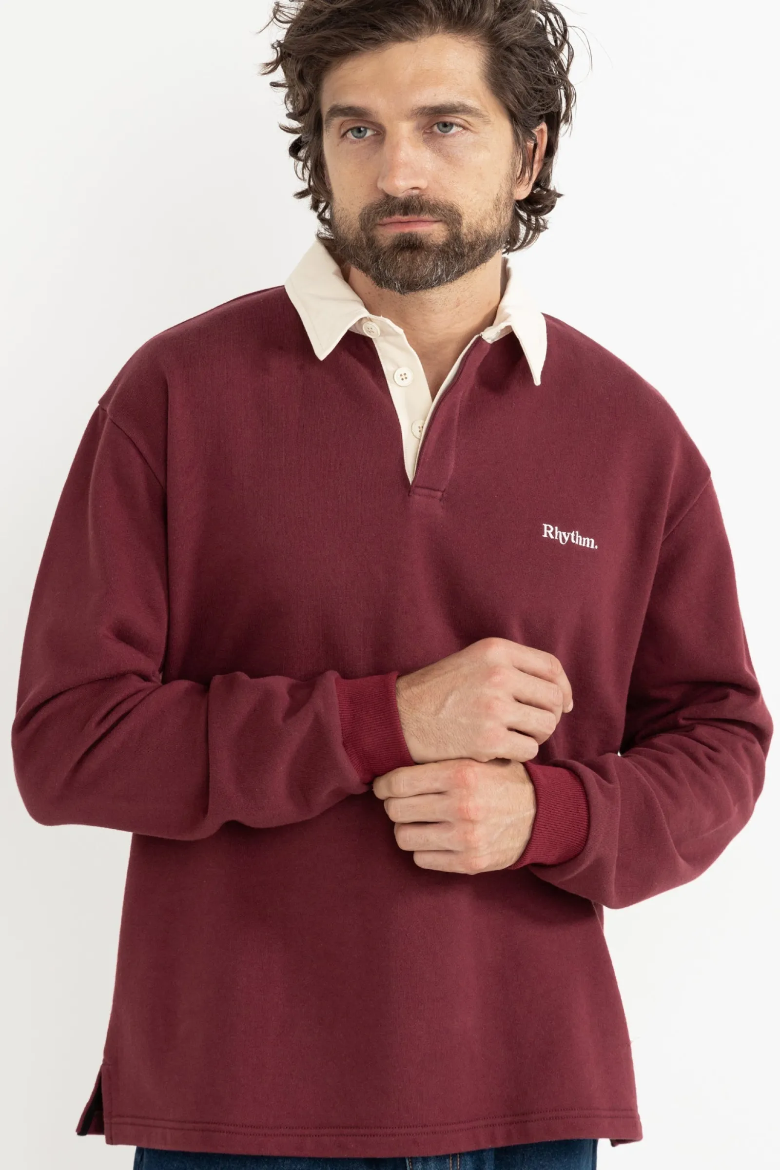 Rhythm Livin Vintage Rugby Ls Polo- Woven Shirts