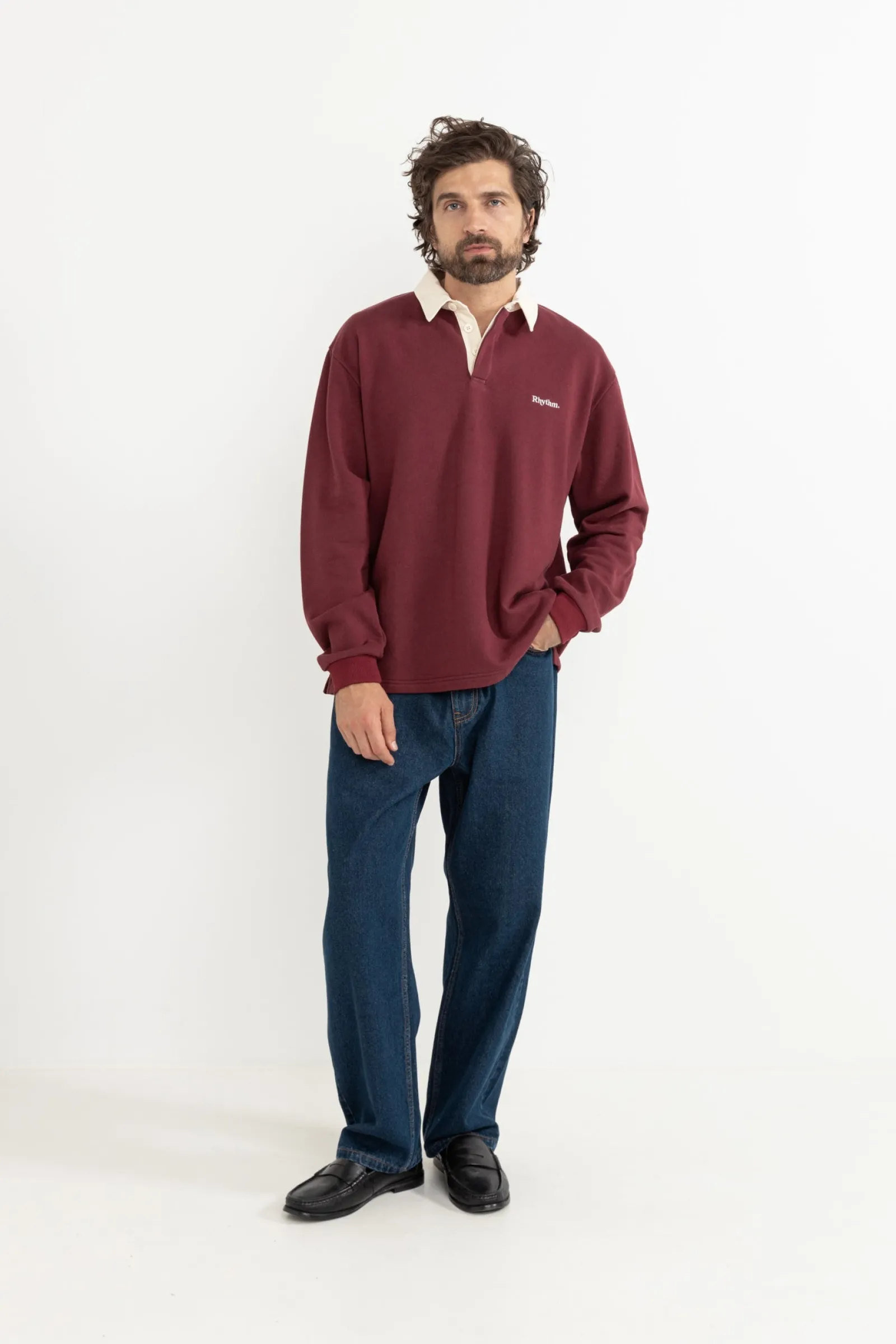 Rhythm Livin Vintage Rugby Ls Polo- Woven Shirts