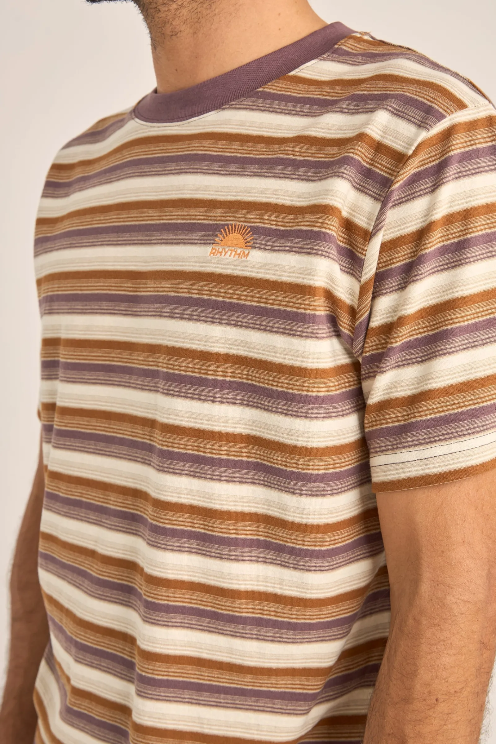 Rhythm Livin Vintage Stripe SS T-Shirt- T-shirts