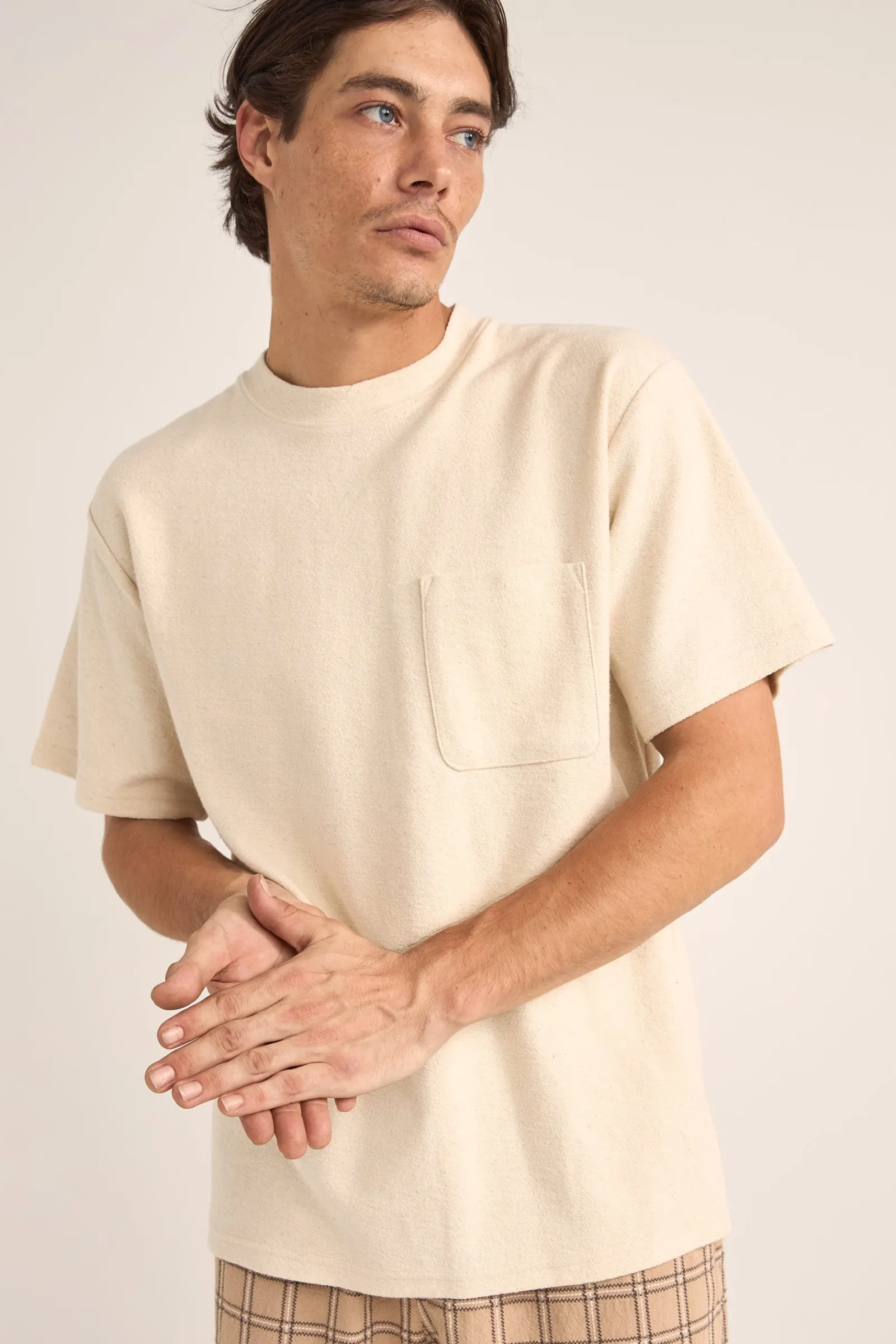 Rhythm Livin Vintage Terry SS T-Shirt- Woven Shirts